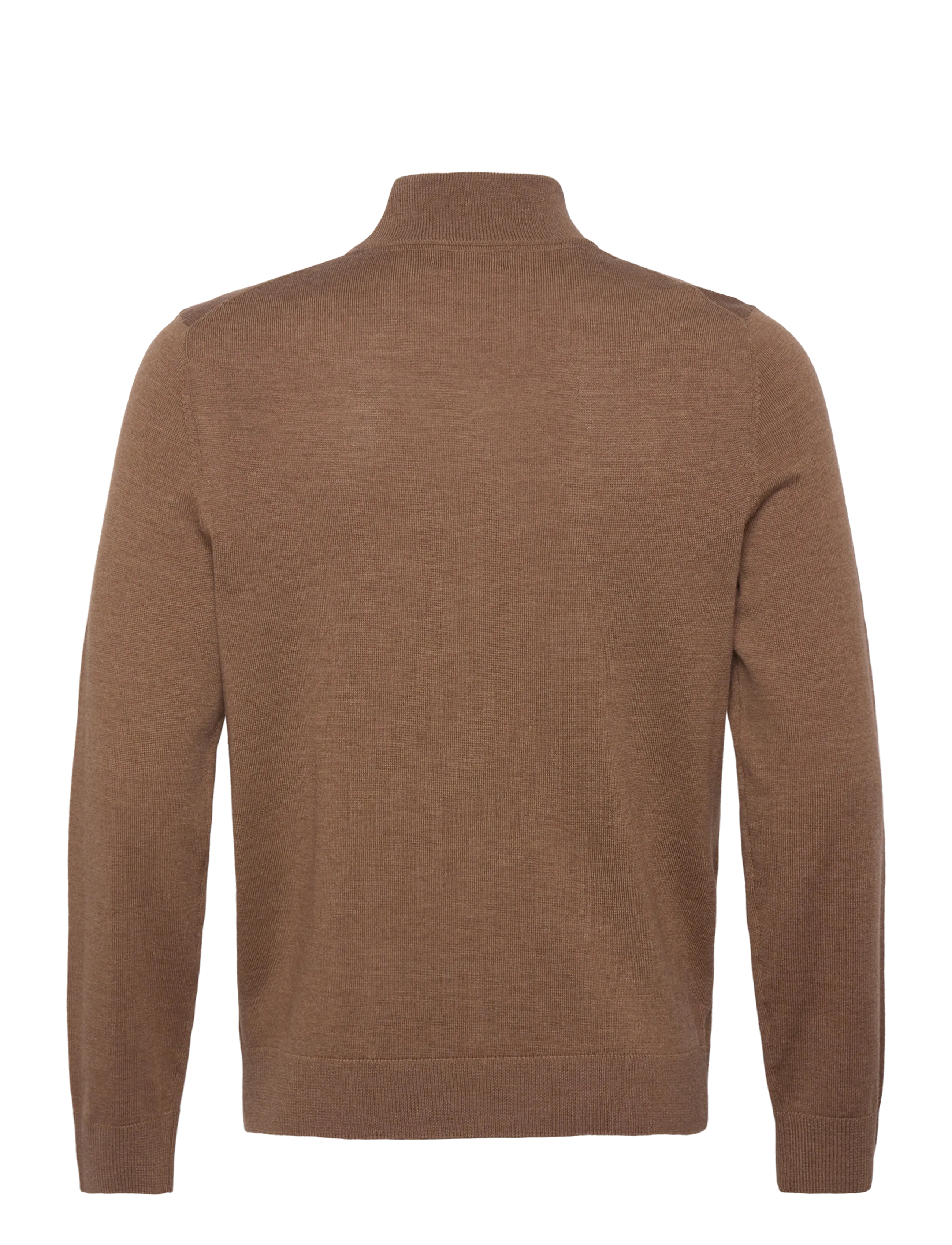 Morris - Merino Zip Cardigan - camel - 2