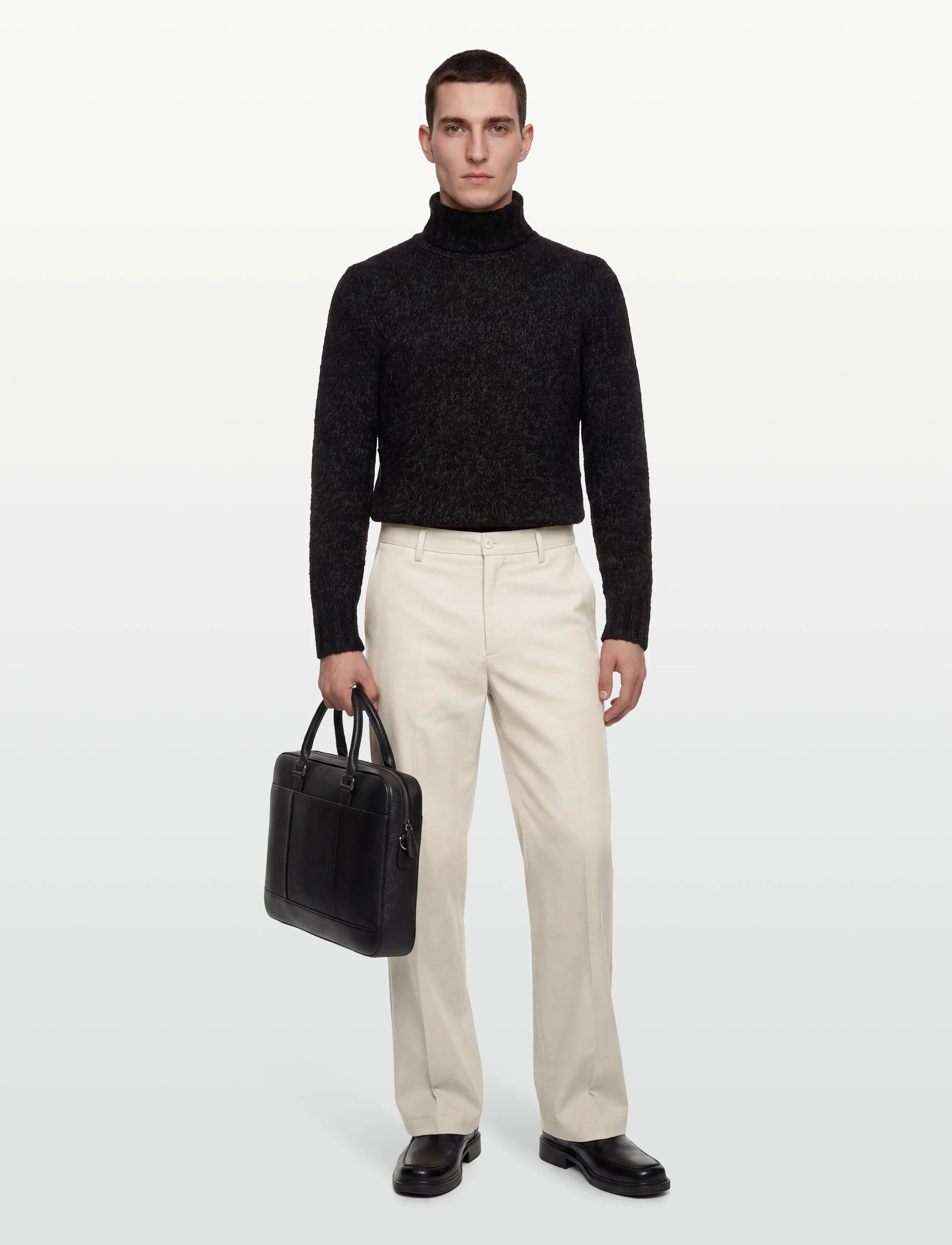 Morris Herbert Roller Neck, XXL, Brown, Strik > Rullekraves, Herre