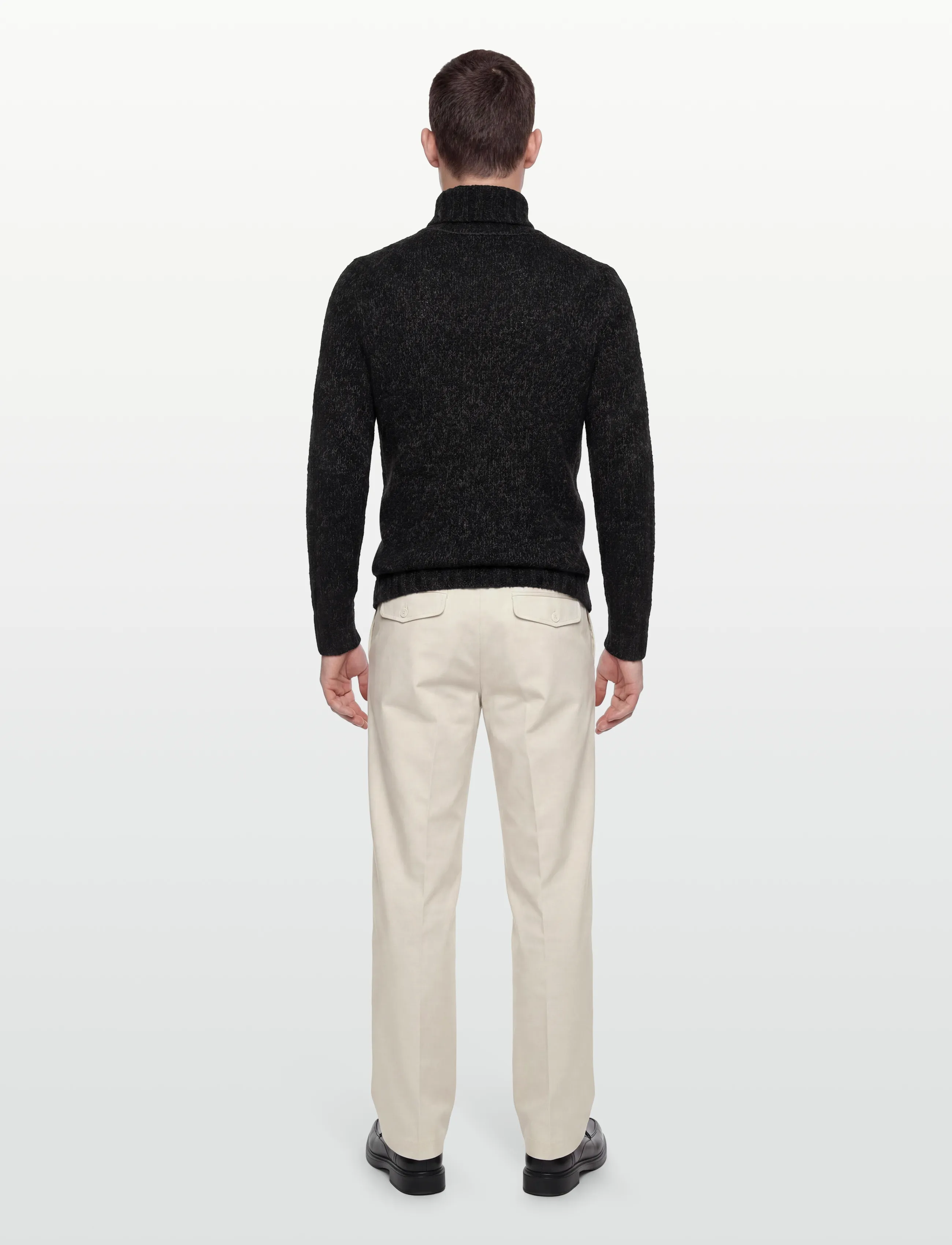 Morris - Herbert Roller Neck - knitwear - brown - 4