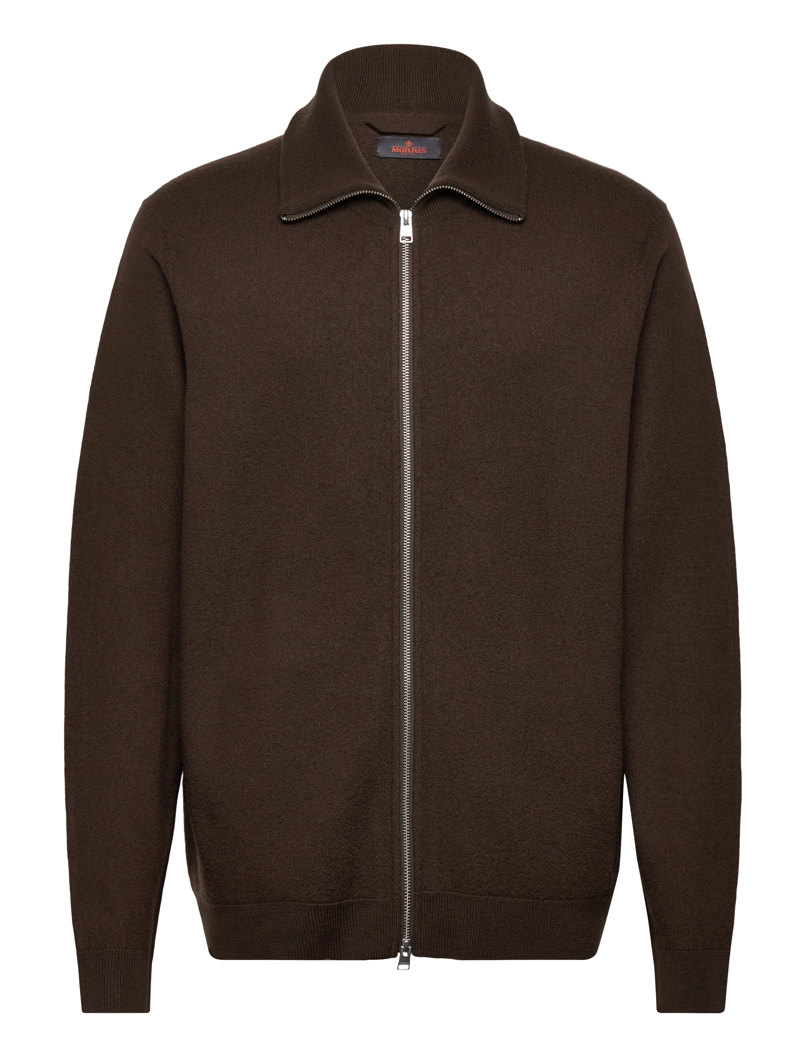 Morris York Knitted Zip Jacket - Shop by occasion - BROWN / brown