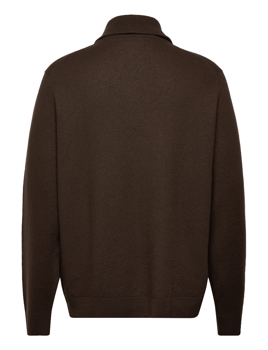 Morris - York Knitted Zip Jacket - vesten - brown - 2