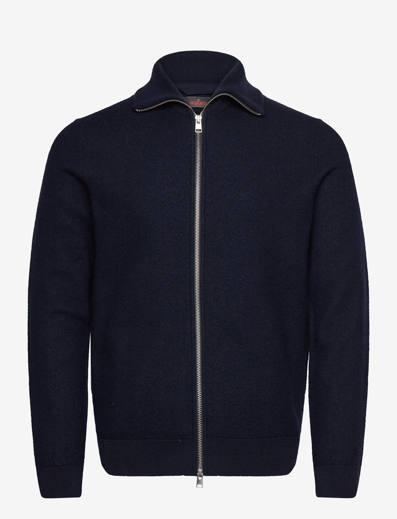 Morris - York Knitted Zip Jacket - geburtstagsgeschenke - navy - 0