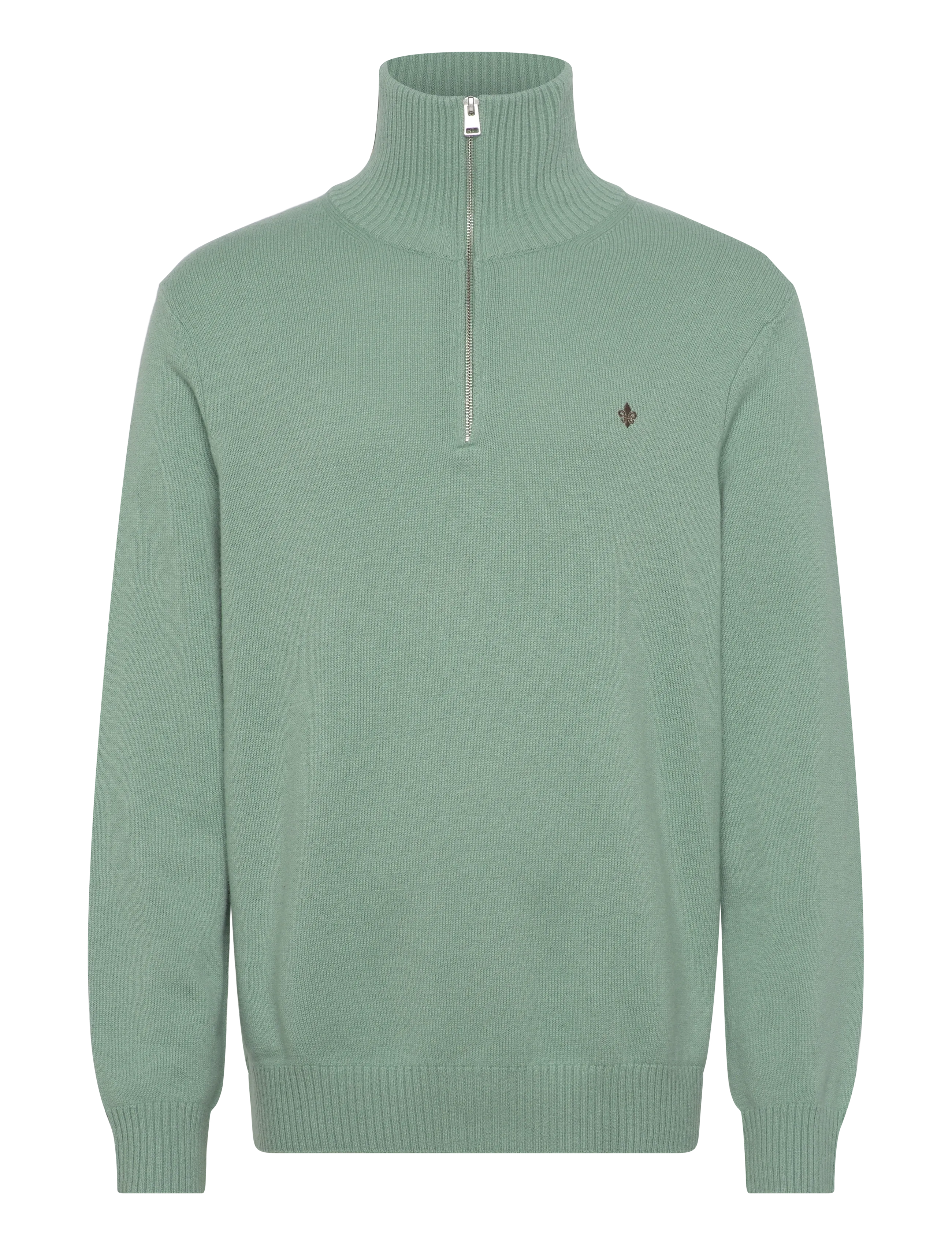 Morris Hertford Half Zip - Strik - GREEN / green