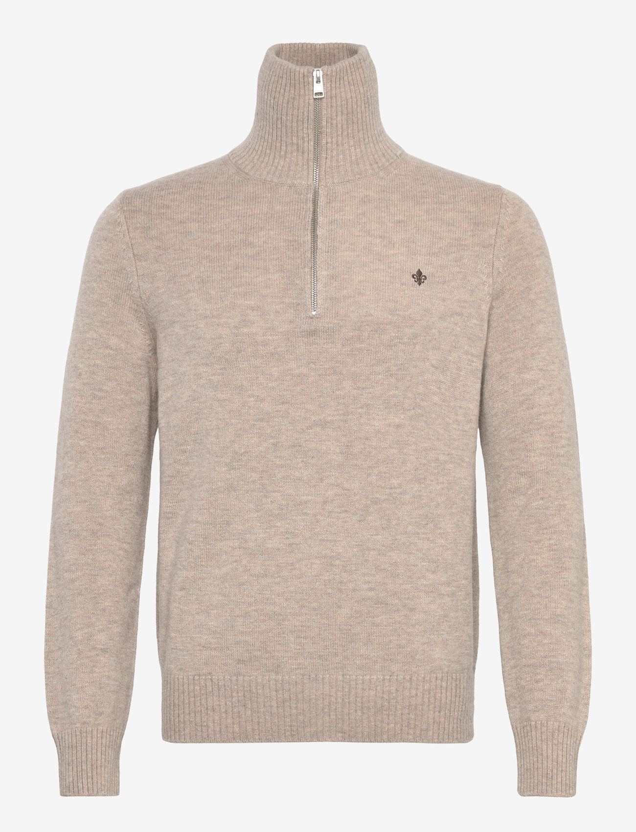 Morris - Hertford Half Zip - mænd - khaki - 0