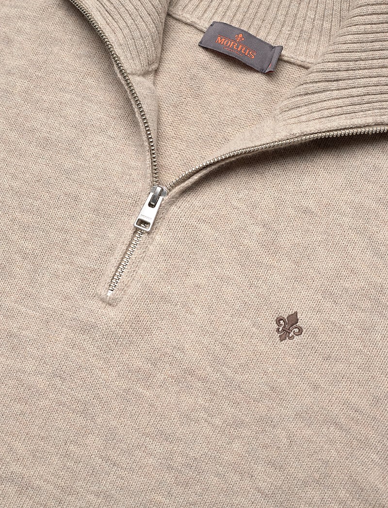 Morris - Hertford Half Zip - pullover mit halbem reißverschluss - khaki - 2