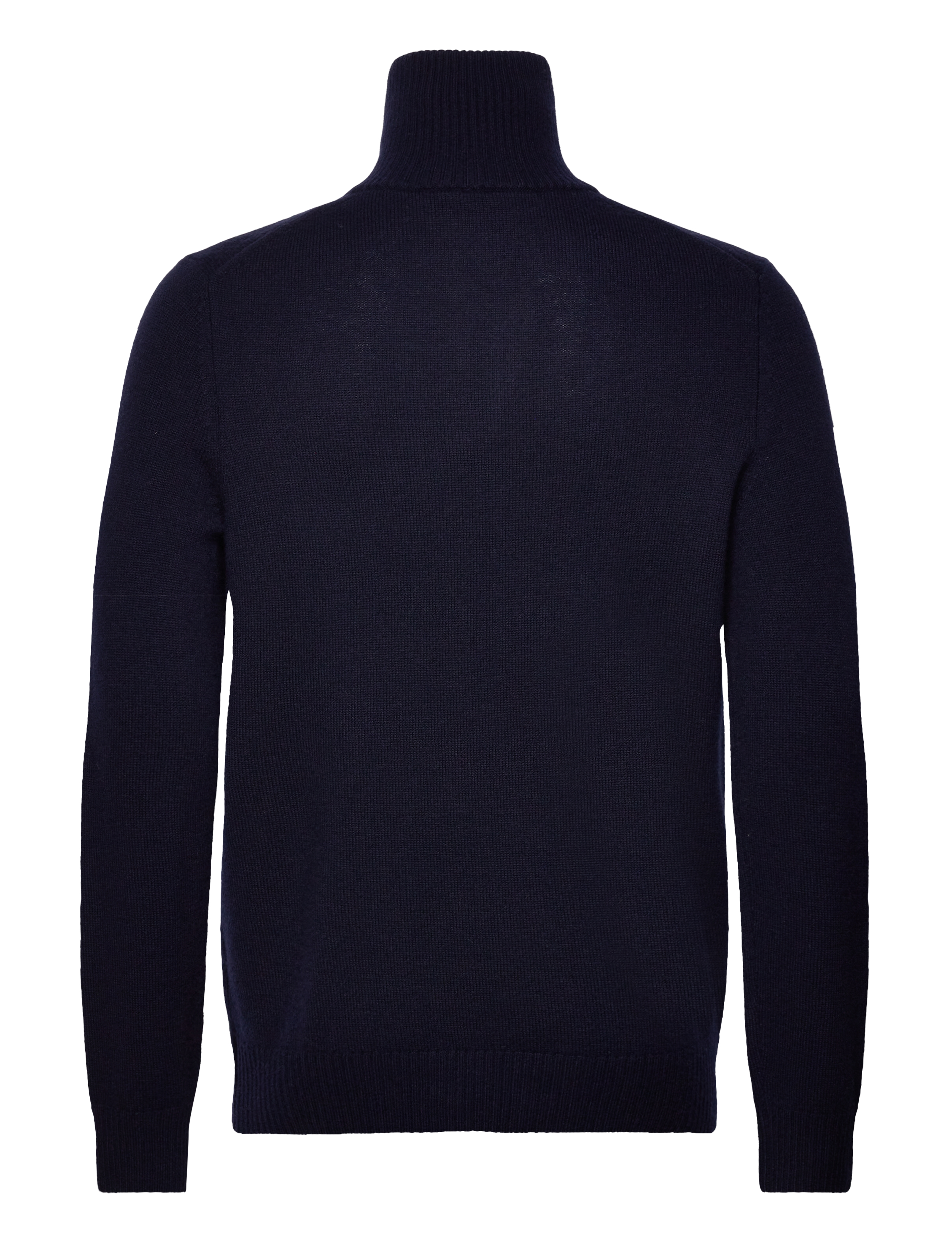 Morris - Hertford Half Zip - stickat - navy - 1