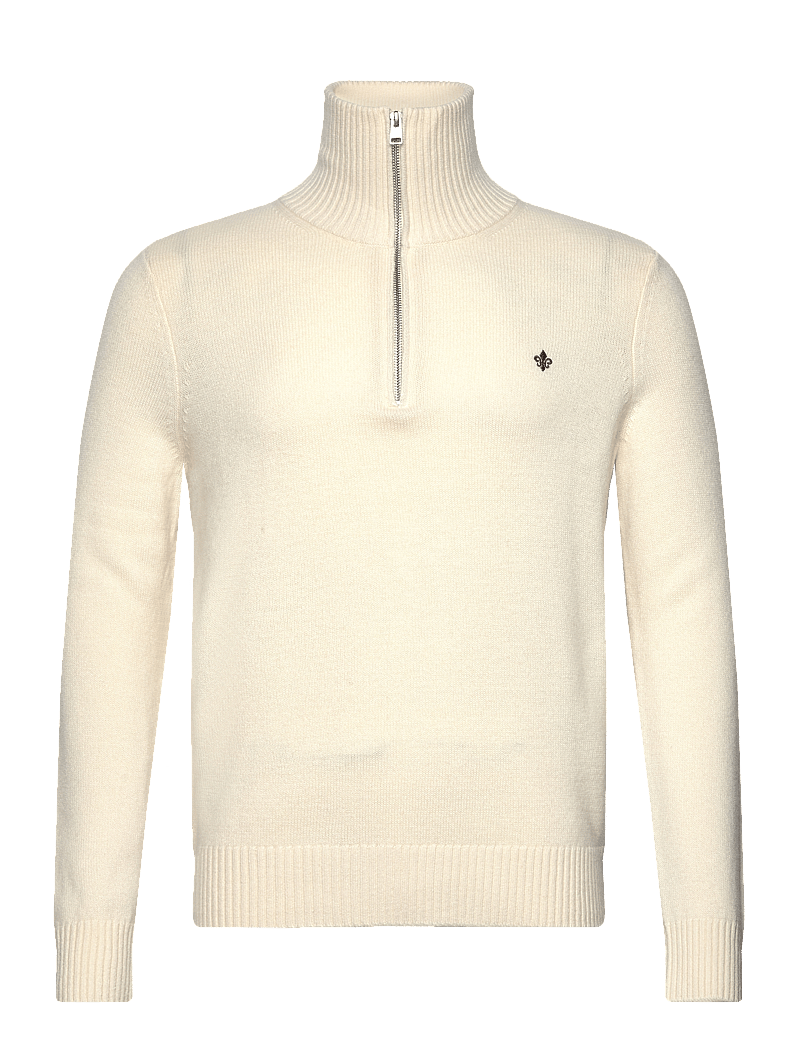 Morris - Hertford Half Zip - pullover mit halbem reißverschluss - off white - 0