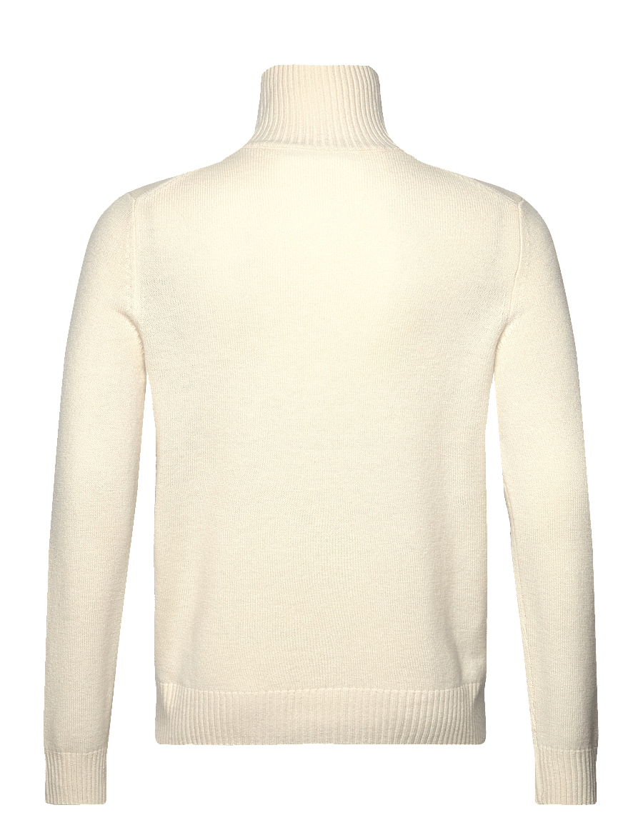 Morris - Hertford Half Zip - pullover mit halbem reißverschluss - off white - 1