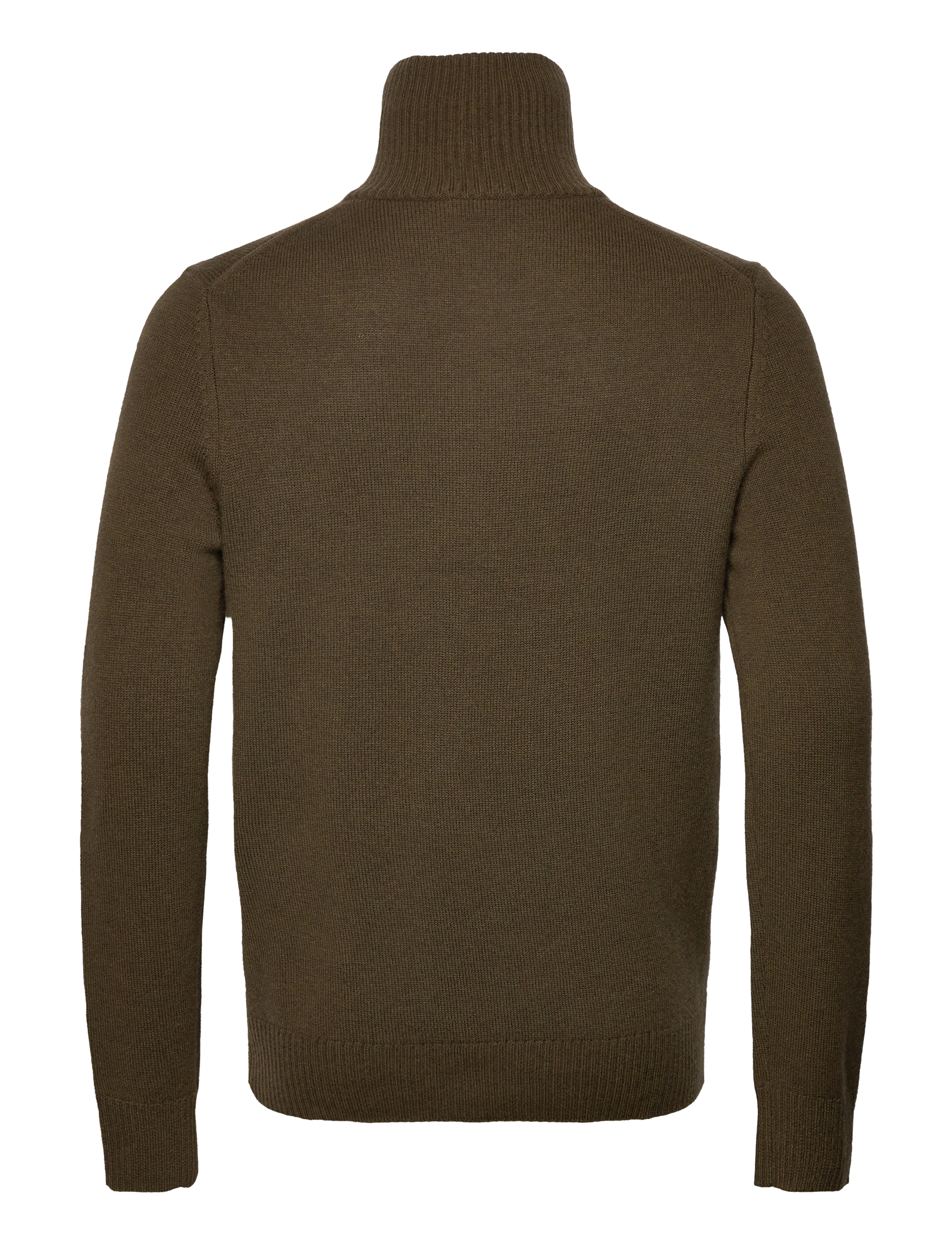 Morris - Hertford Half Zip - tõmblukk-kaelusega džemprid - olive - 1