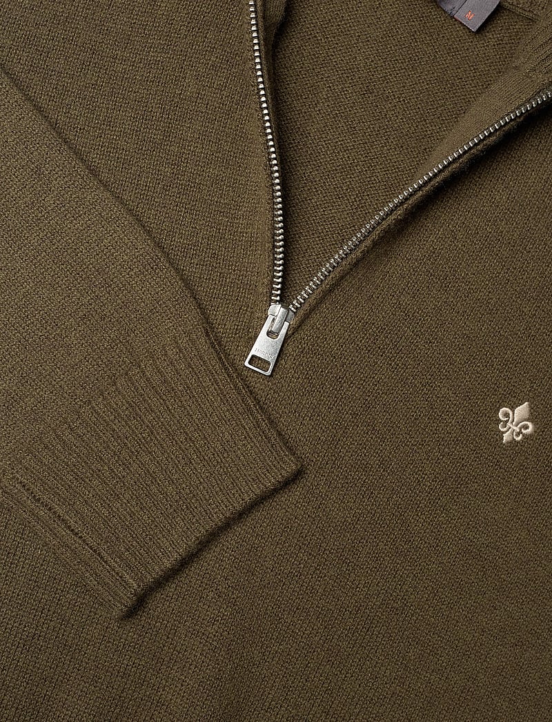 Morris - Hertford Half Zip - pullover mit halbem reißverschluss - olive - 2