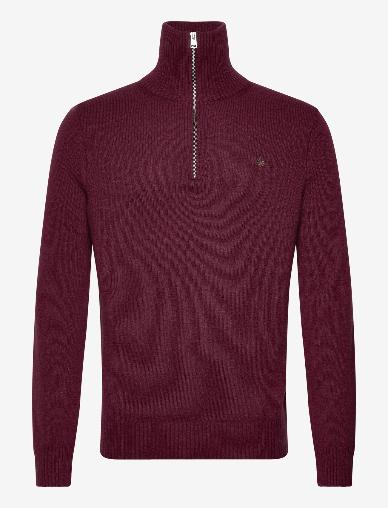 Morris - Hertford Half Zip - mænd - wine red - 0