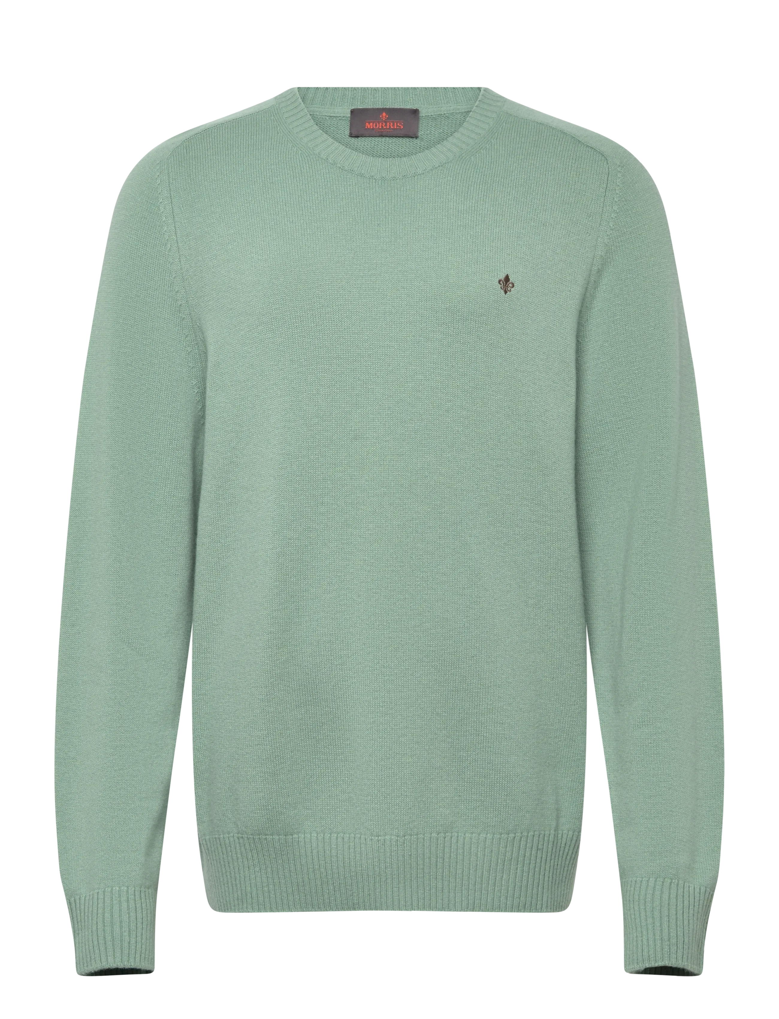 Morris Hertford Oneck, Mænd, Rundhalset Sweater, Grøn, Str: XXXL