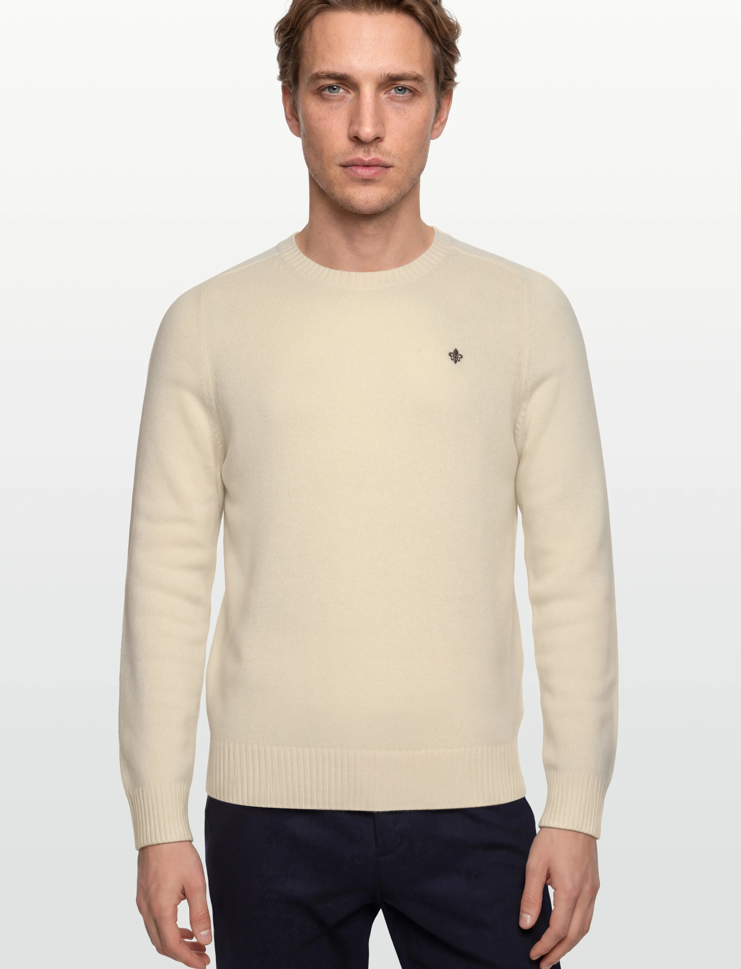 Morris - Hertford Oneck - rundhals - off white - 3