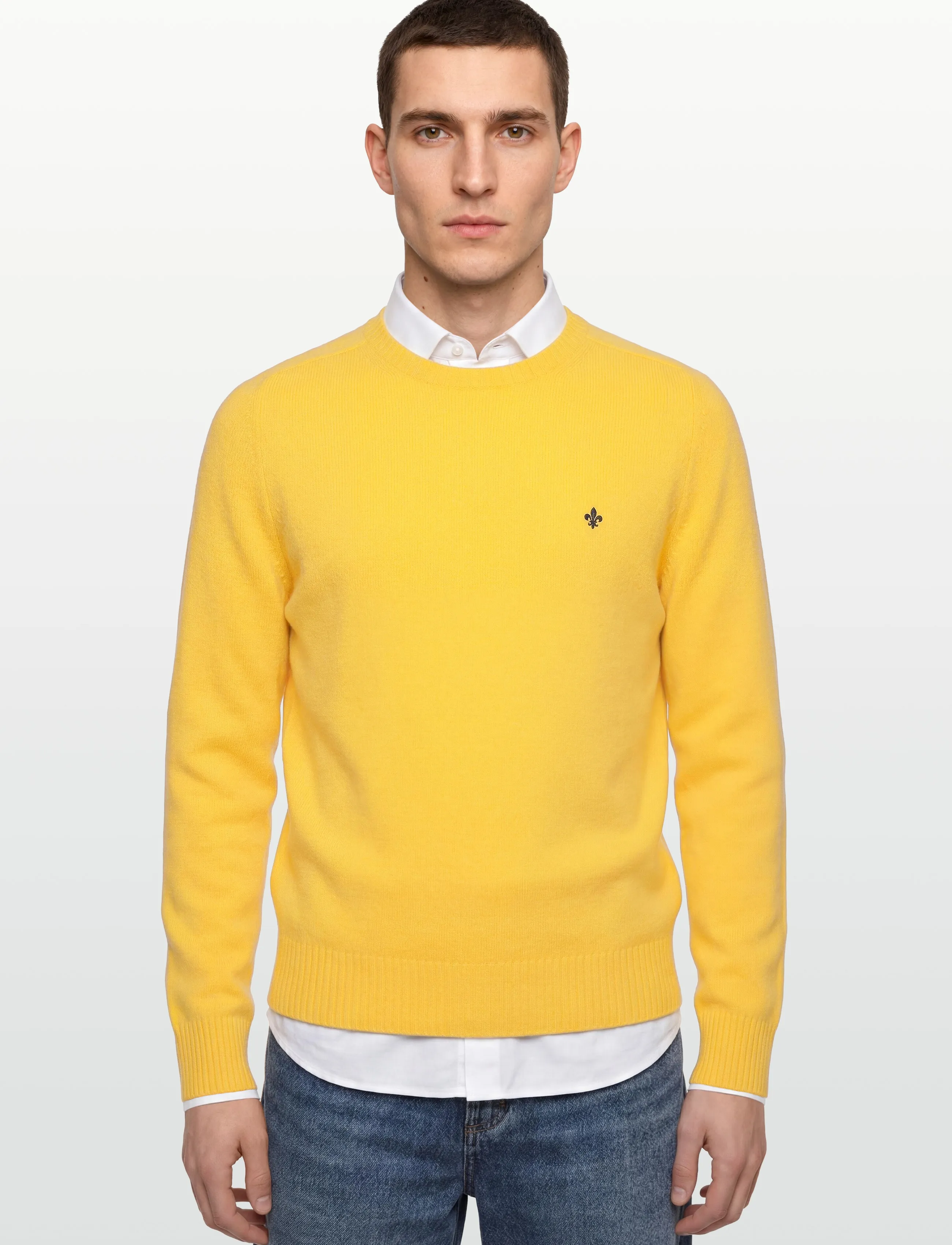 Morris - Hertford Oneck - basic knitwear - yellow - 3