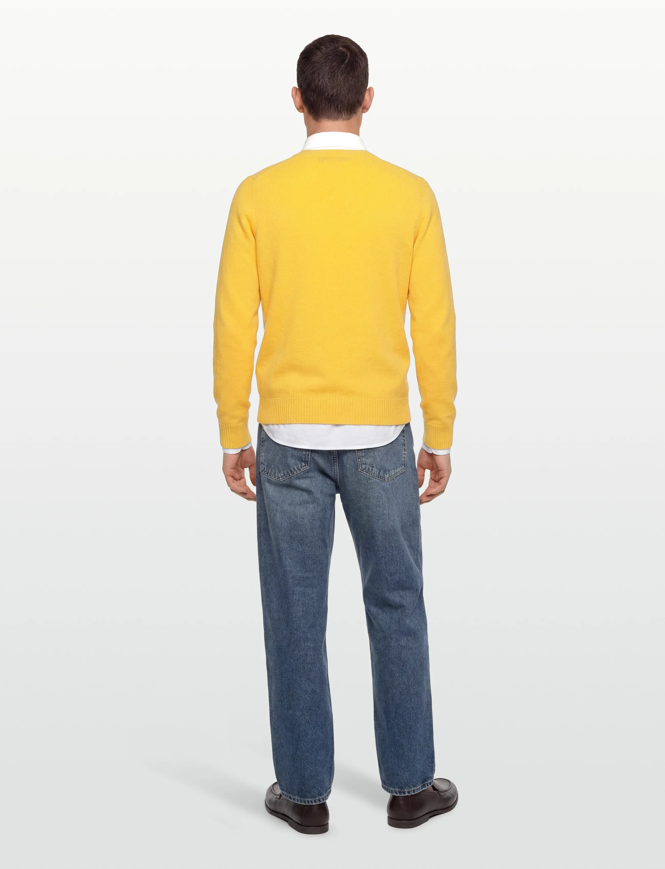 Morris - Hertford Oneck - basic knitwear - yellow - 4