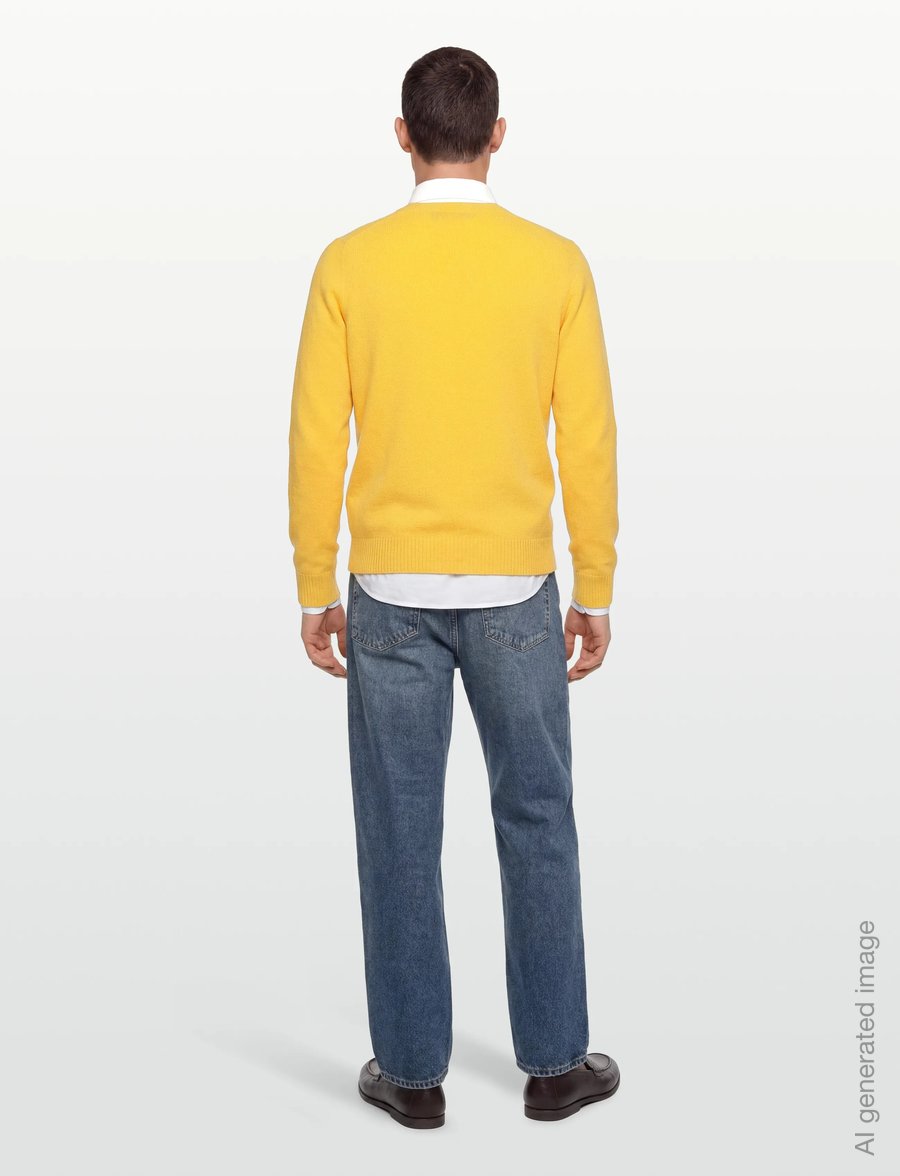 Morris - Hertford Oneck - rundhalsad - yellow - 4
