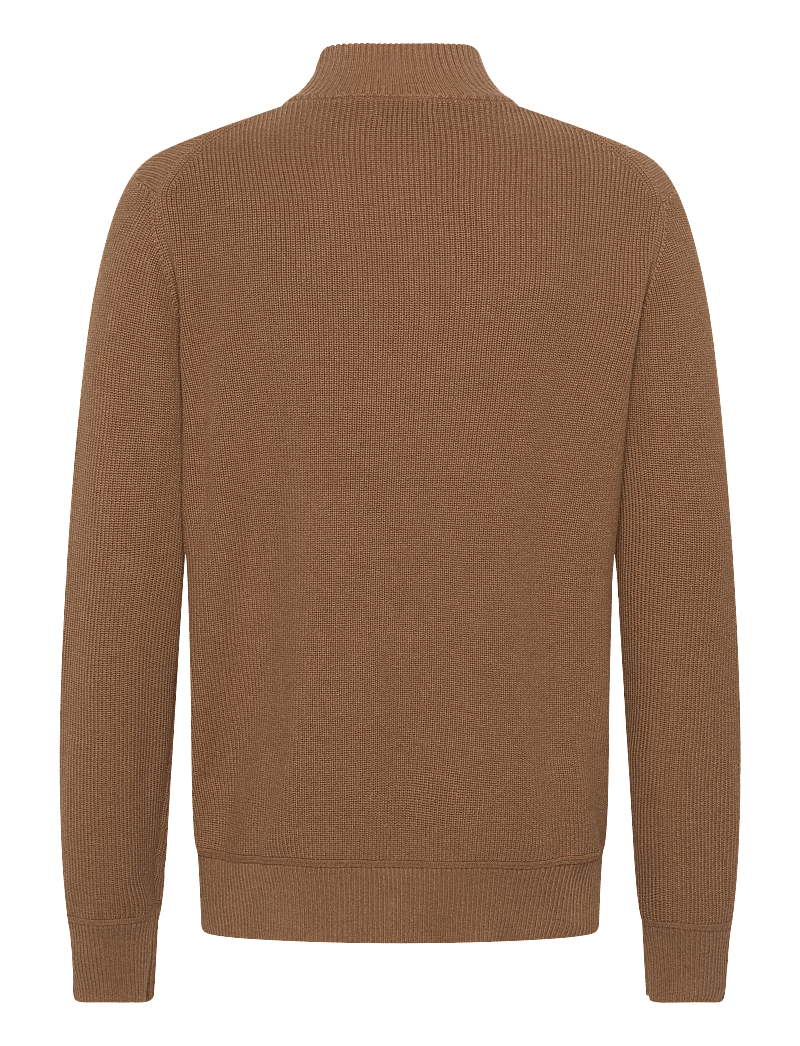 Morris - Bernard Half Zip - half zip-tröjor - camel - 1