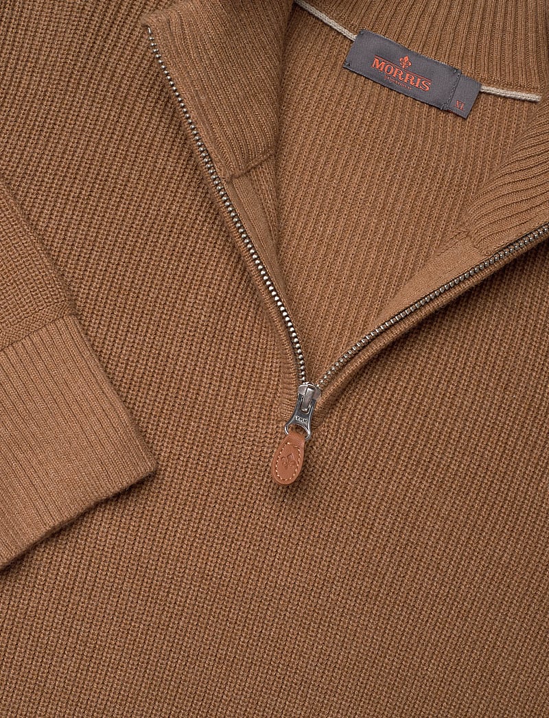 Morris - Bernard Half Zip - half zip-tröjor - camel - 2