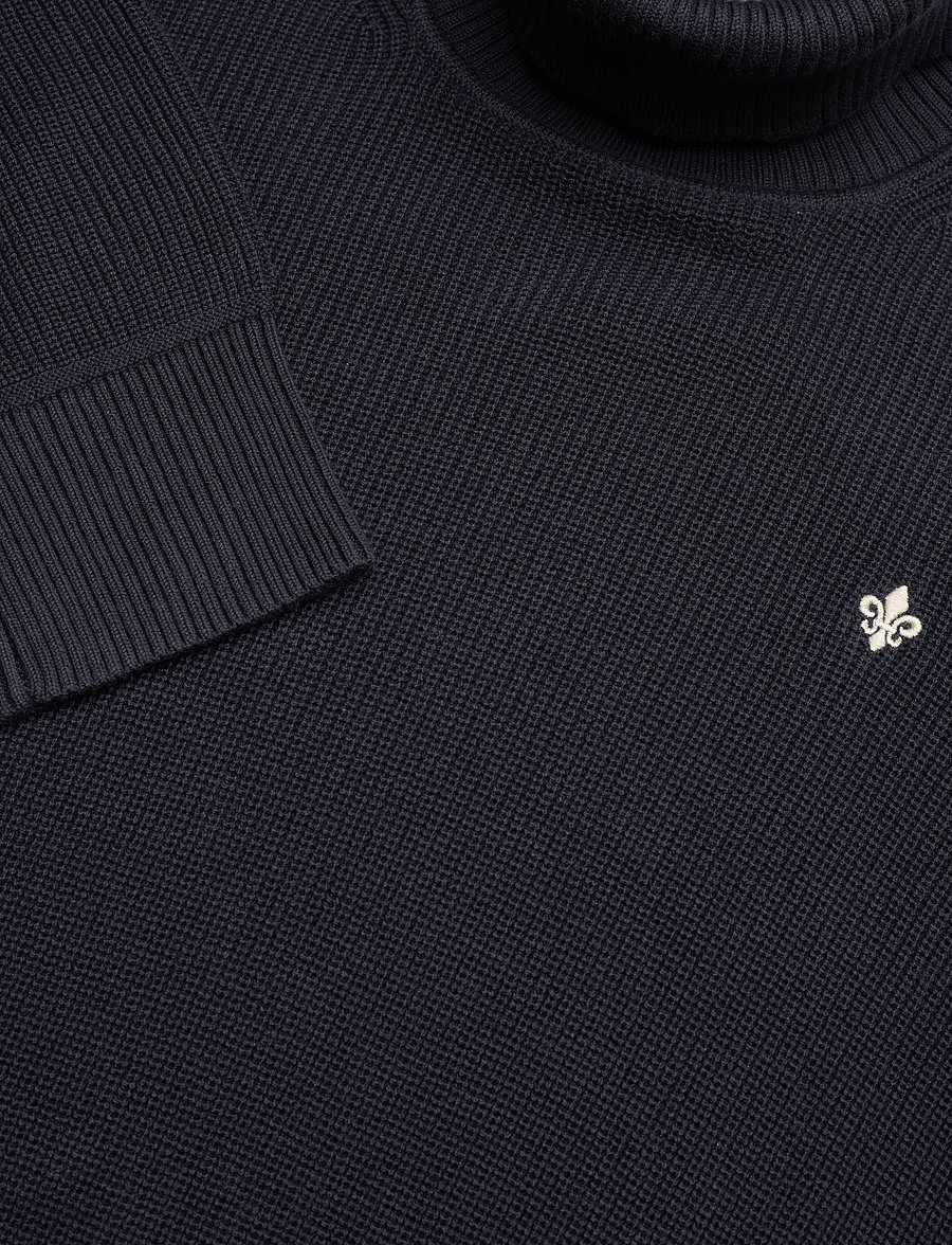 Morris - Bernard Roller Neck - kõrge kaelusega džemprid - blue - 2