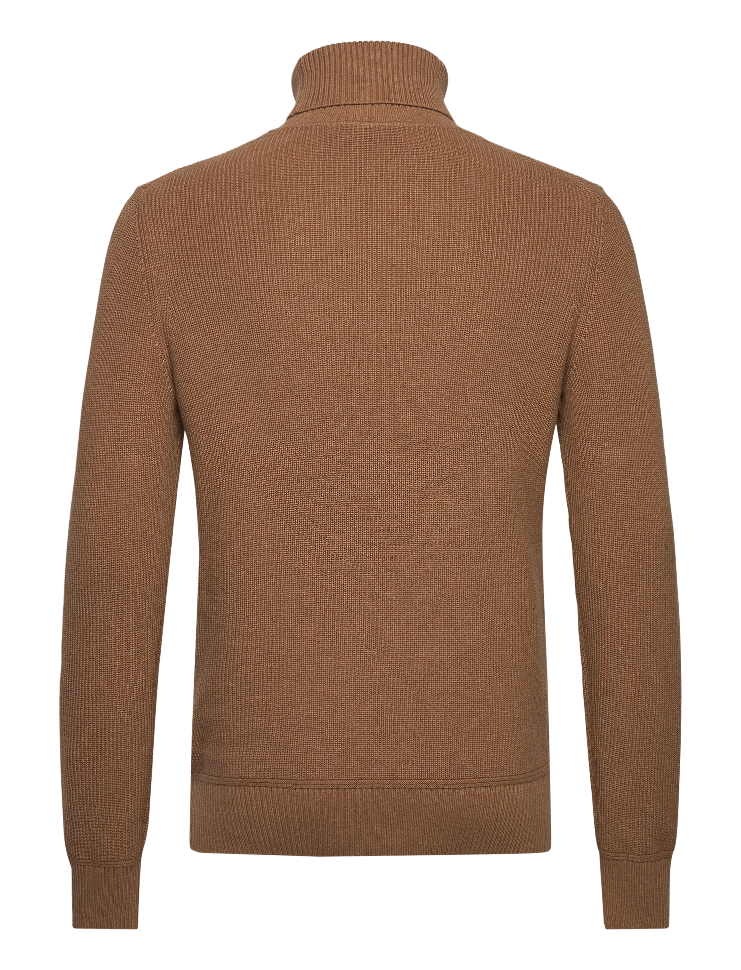 Morris - Bernard Roller Neck - stickat - camel - 1