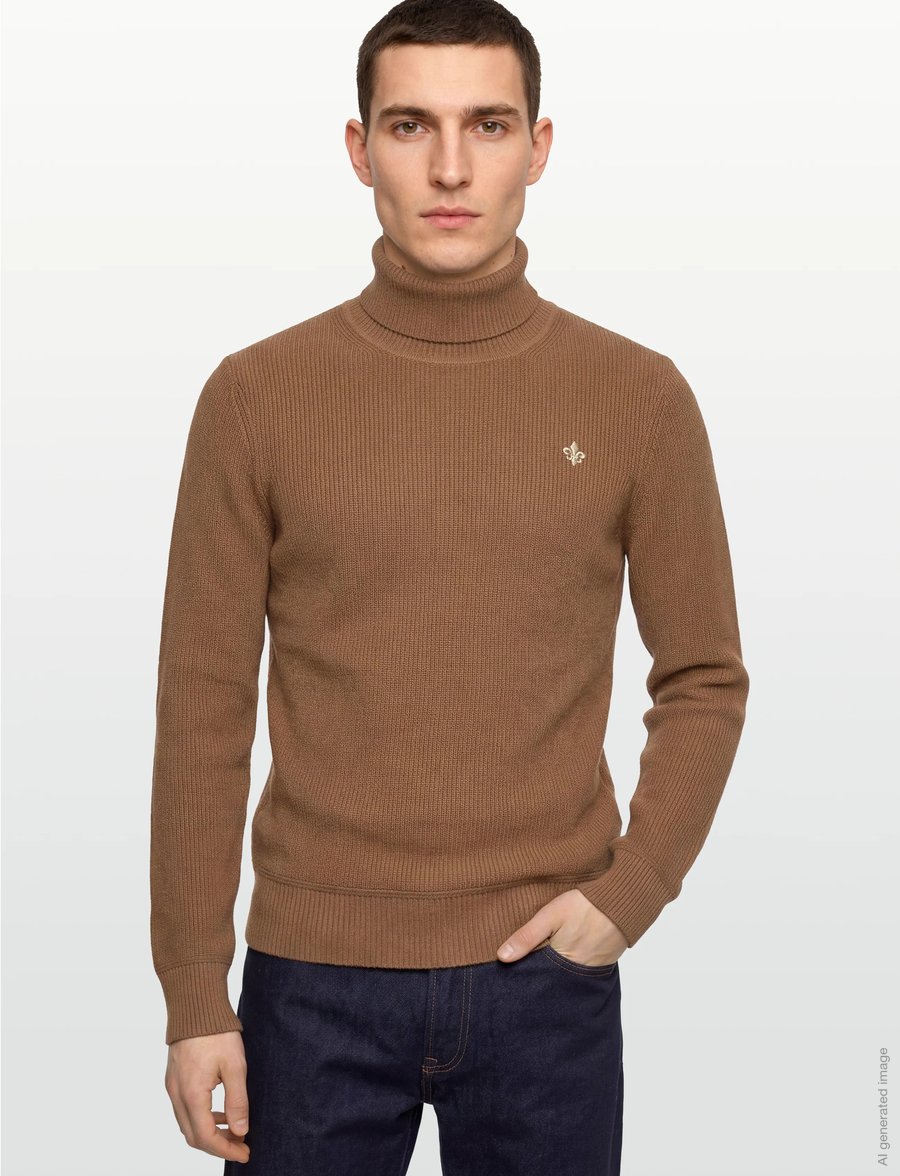 Morris - Bernard Roller Neck - rullekraver - camel - 3