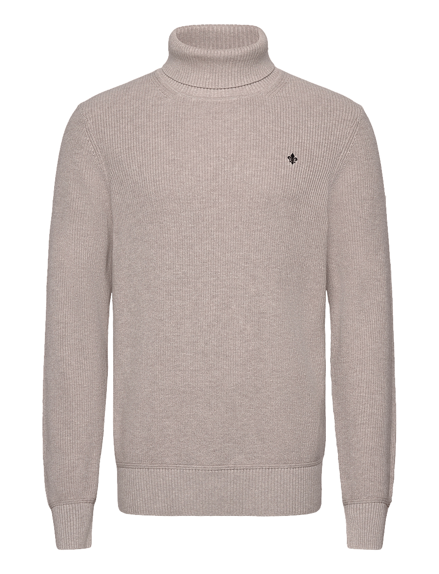 Morris - Bernard Roller Neck - kõrge kaelusega džemprid - khaki - 0
