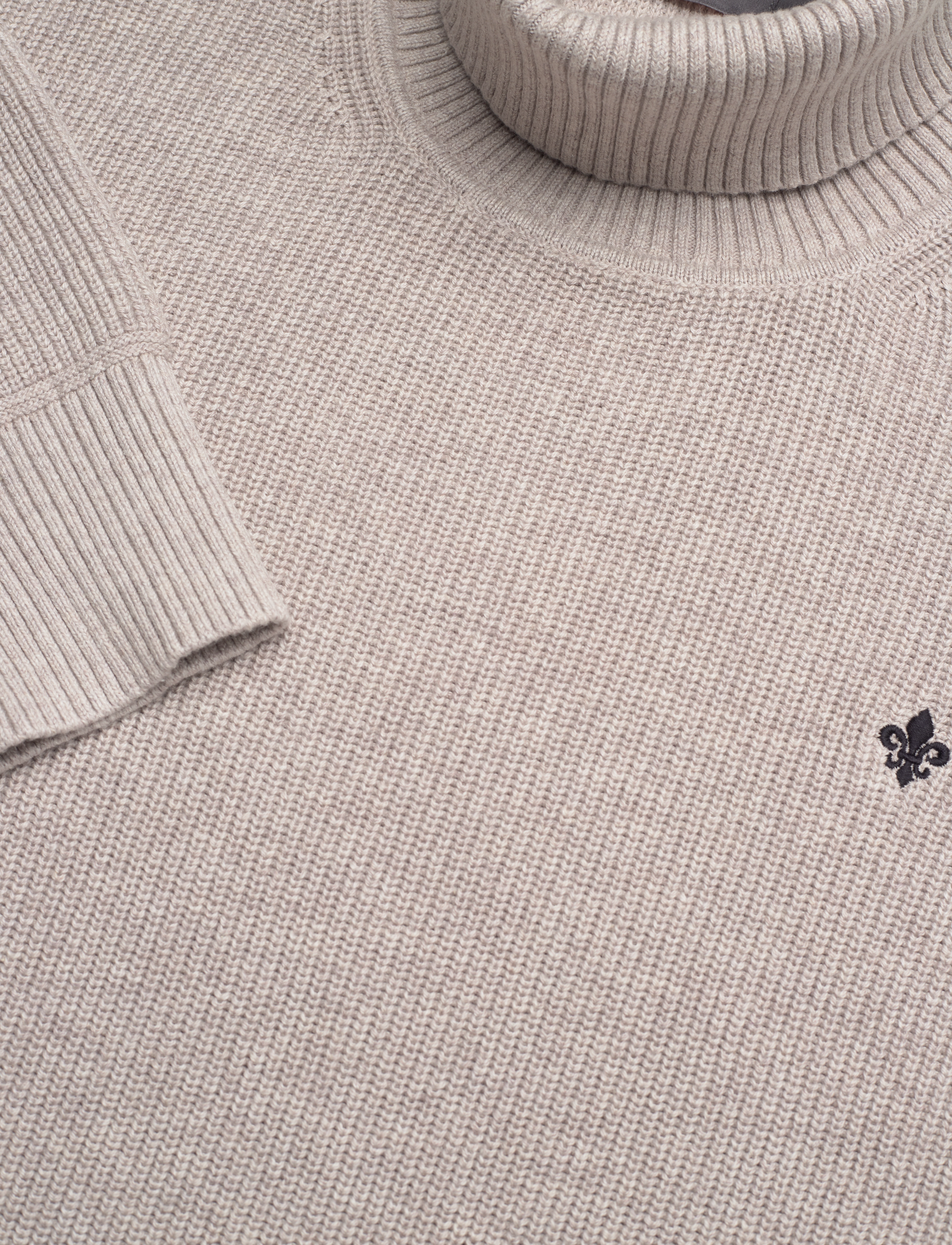 Morris - Bernard Roller Neck - stickat - khaki - 2