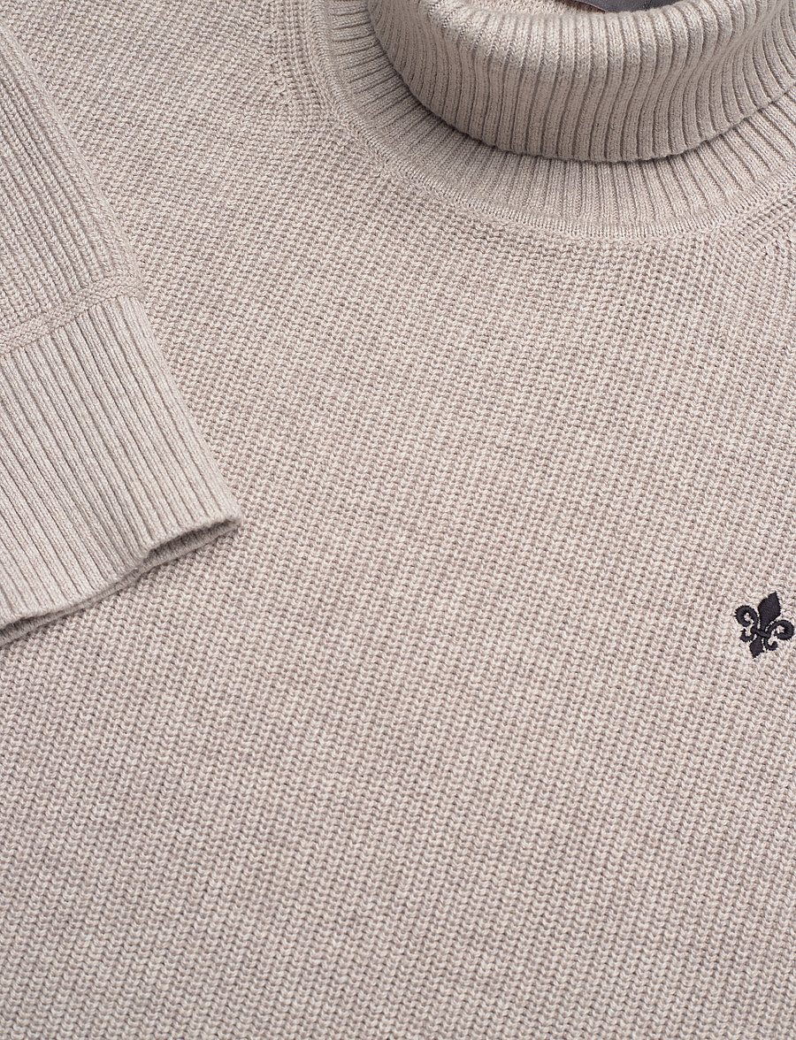 Morris - Bernard Roller Neck - kõrge kaelusega džemprid - khaki - 2