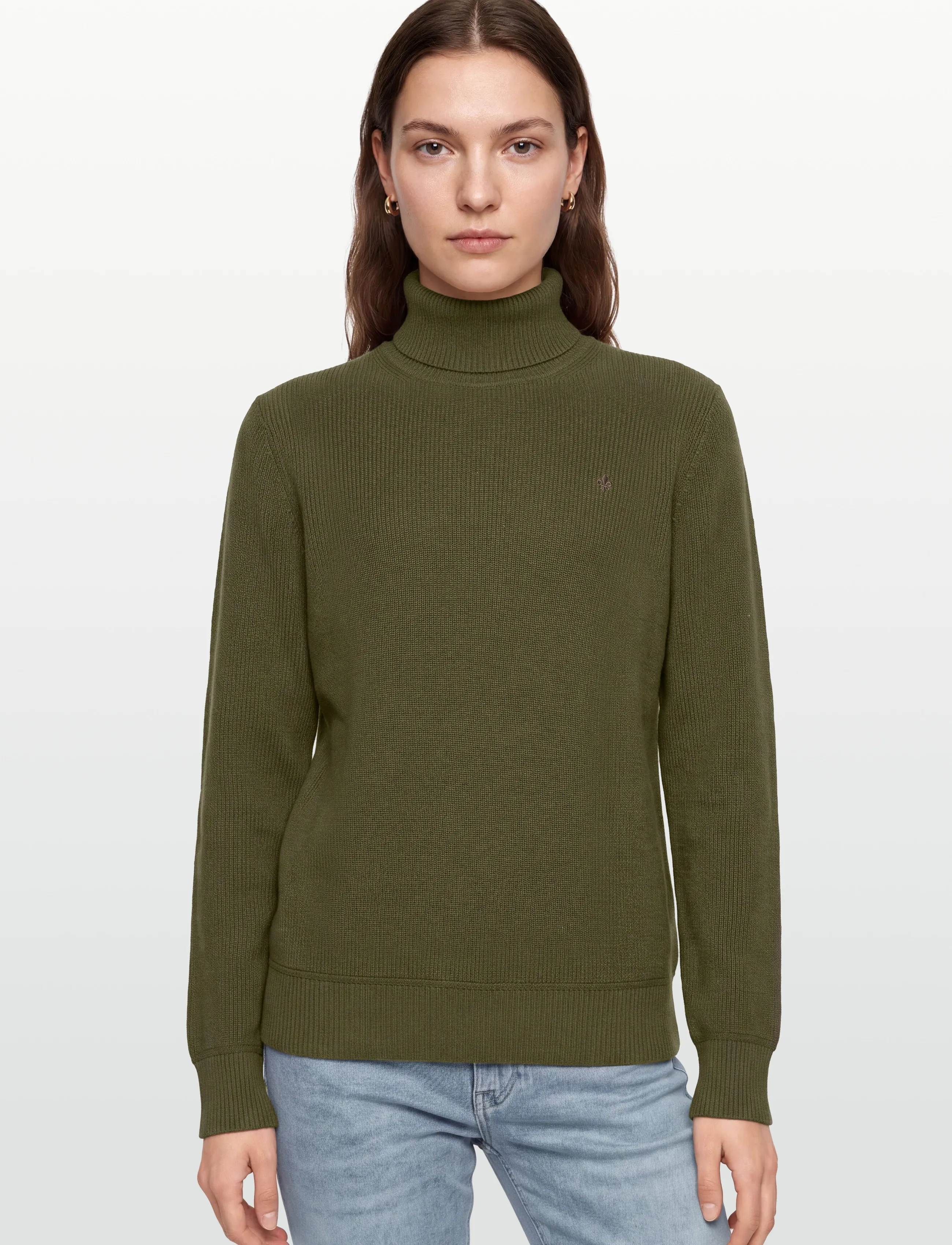 Morris - Bernard Roller Neck - rullekraver - olive - 3