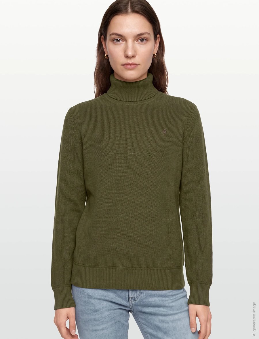 Morris - Bernard Roller Neck - rullekraver - olive - 3