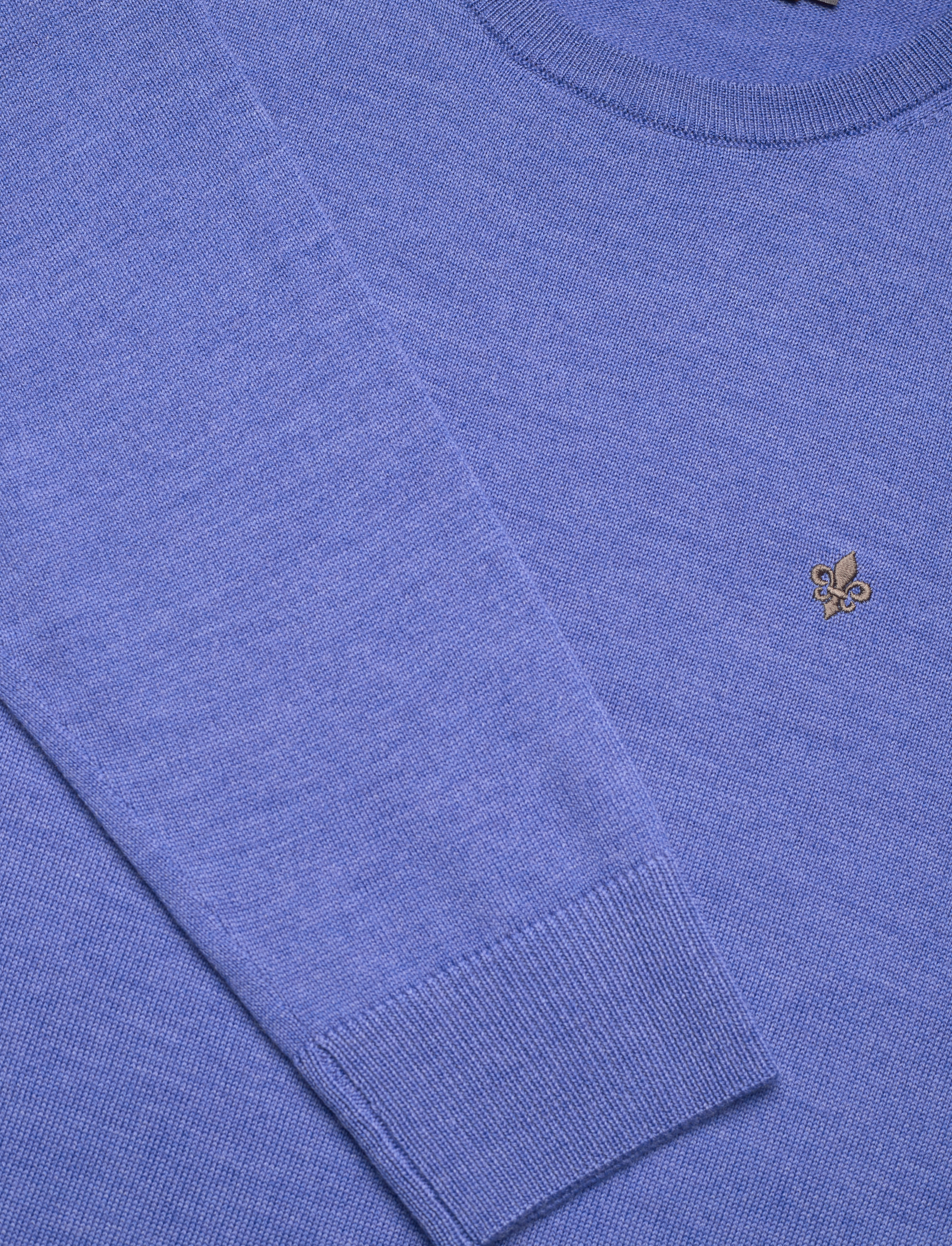 Morris - Merino Oneck - blue - 2