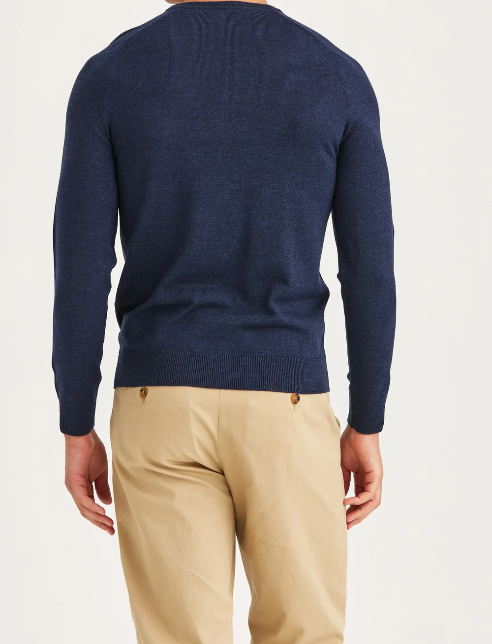 Morris - Merino Oneck - rundhals - blue - 4