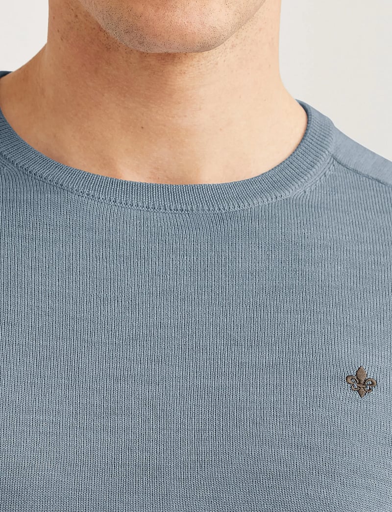 Morris - Merino Oneck - round necks - dark blue - 5