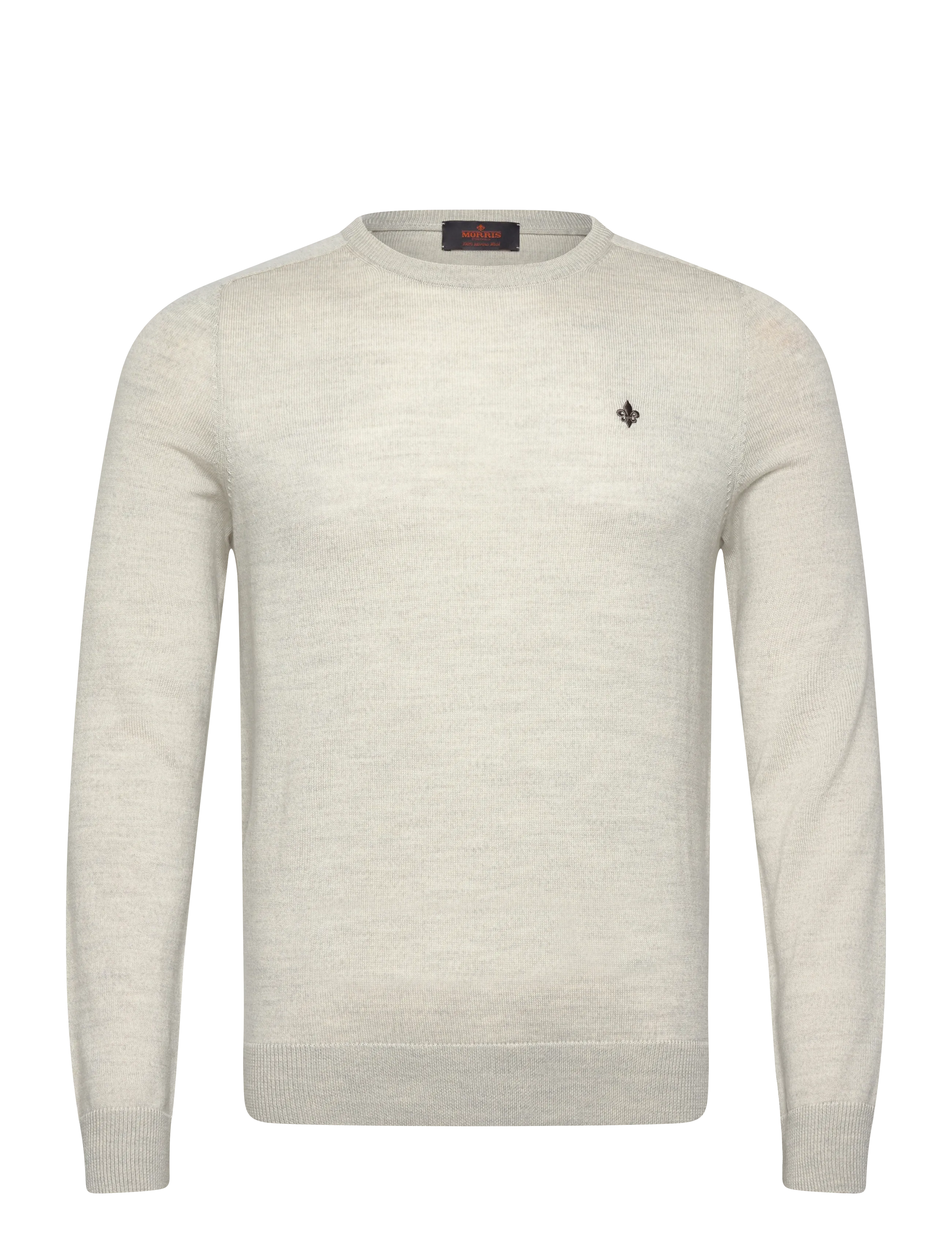 Morris Merino Oneck - Trøjer - OFF WHITE / cream