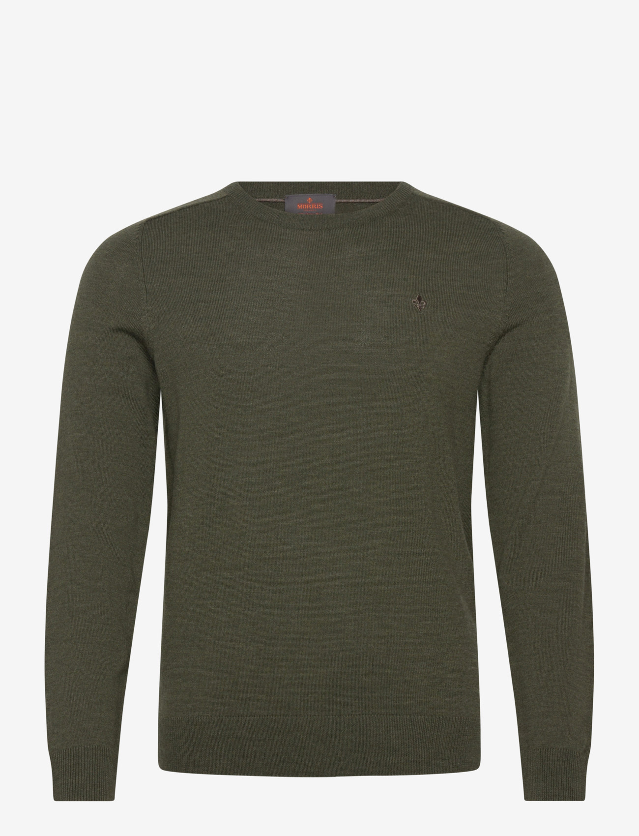 Morris - Merino Oneck - trøjer - olive - 1