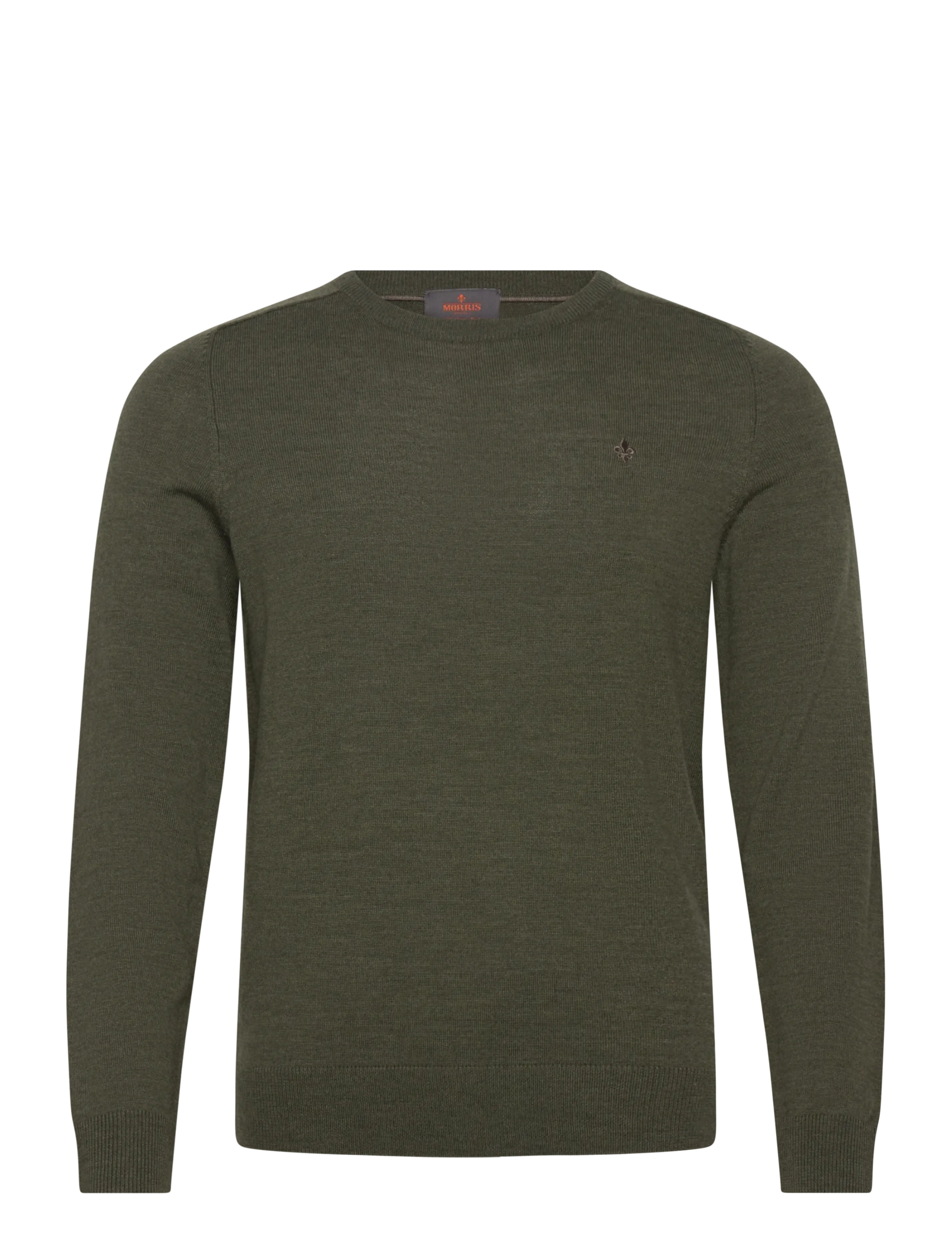 Morris Merino Oneck - Trøjer - OLIVE / khaki/green