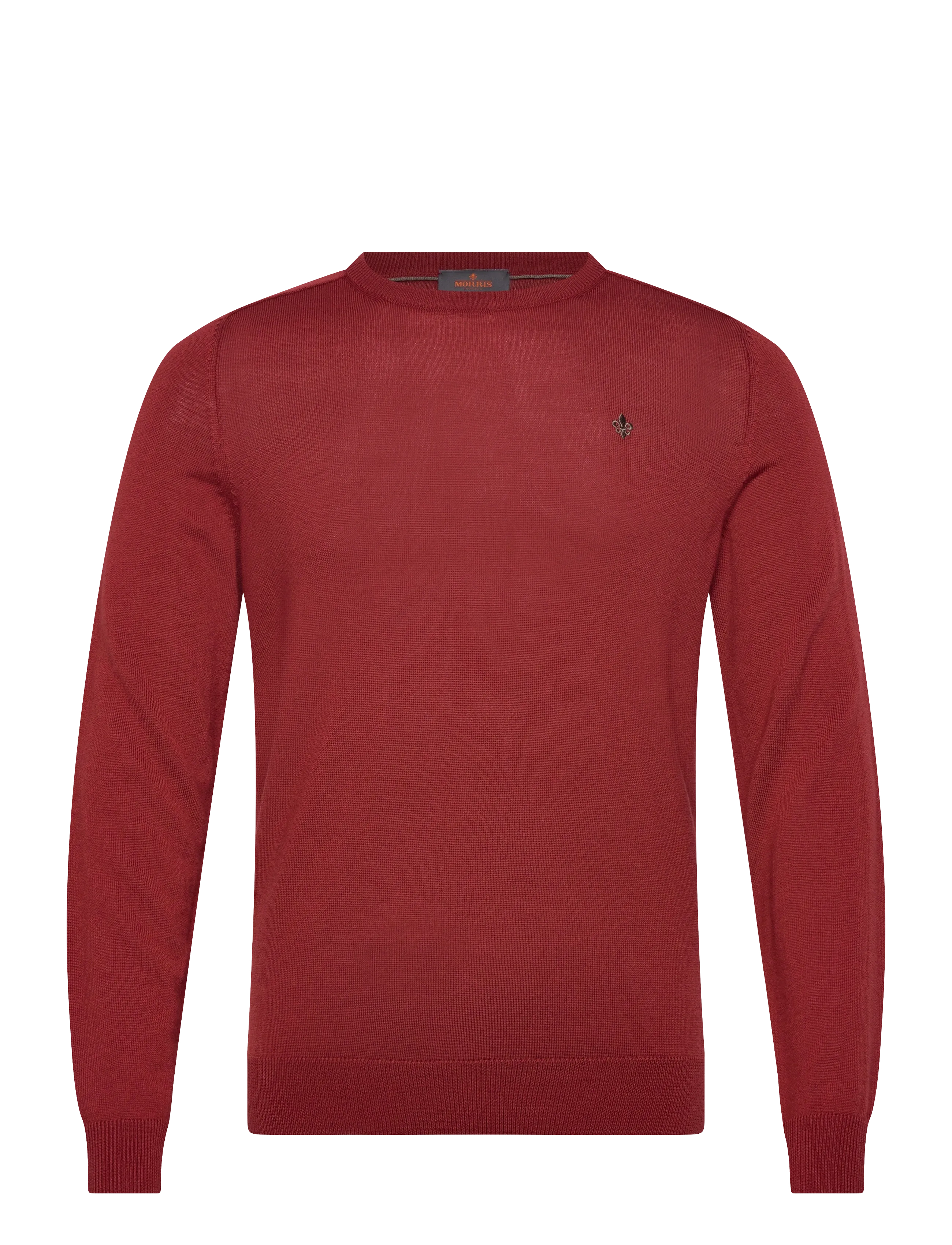 Morris Merino Oneck - Strickmode - RED / red