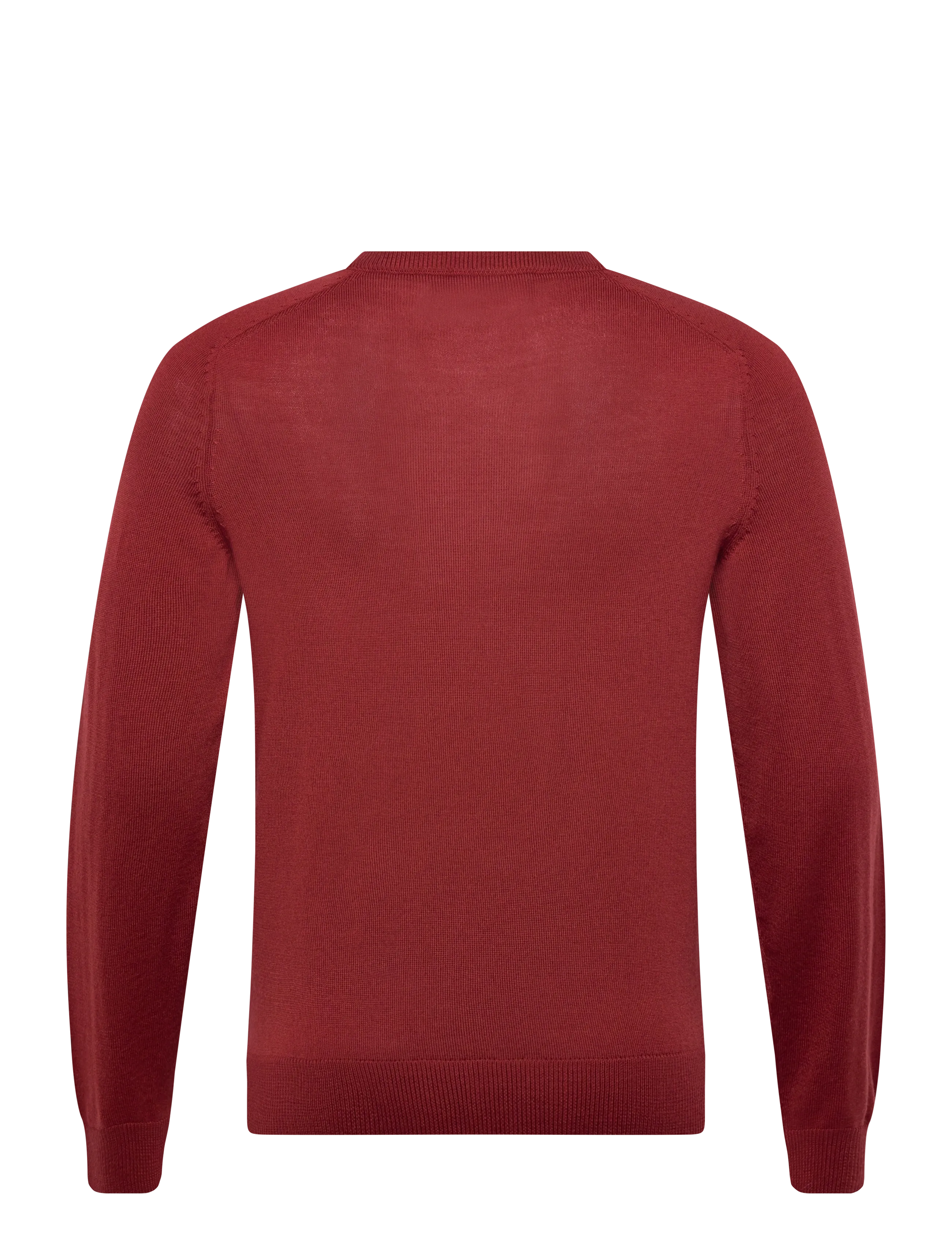 Morris - Merino Oneck - rund hals - red - 2