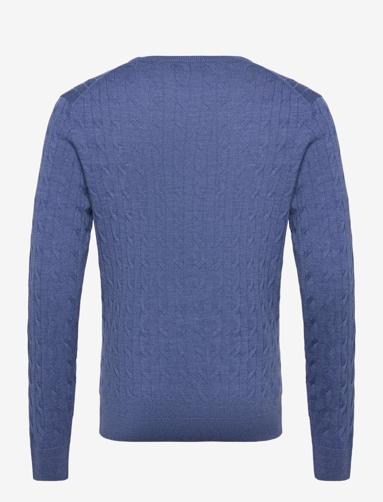 Morris - Merino Cable Oneck - rundhals - dark blue - 1