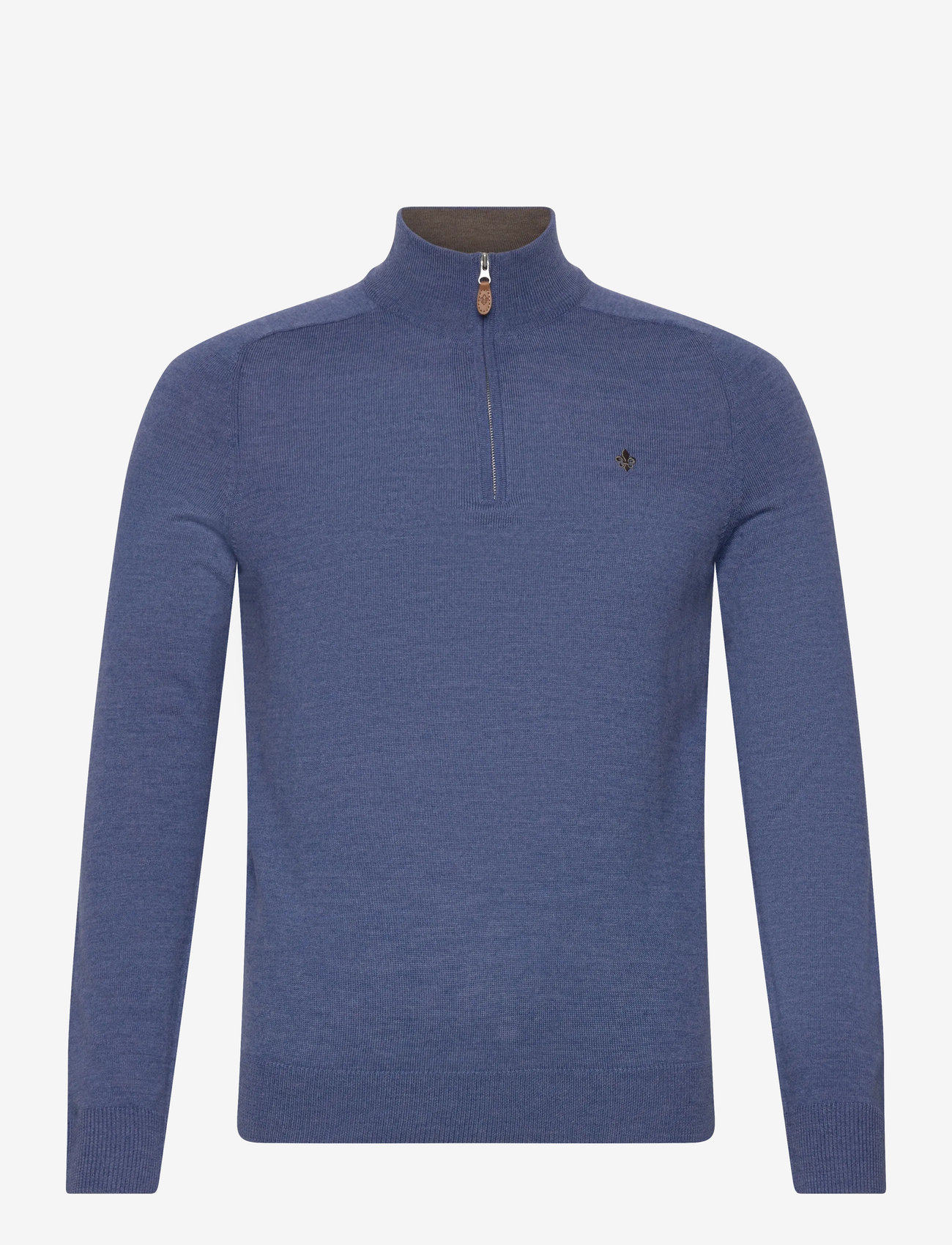 Morris - Merino John Zip - half zip-trøjer - blue - 1
