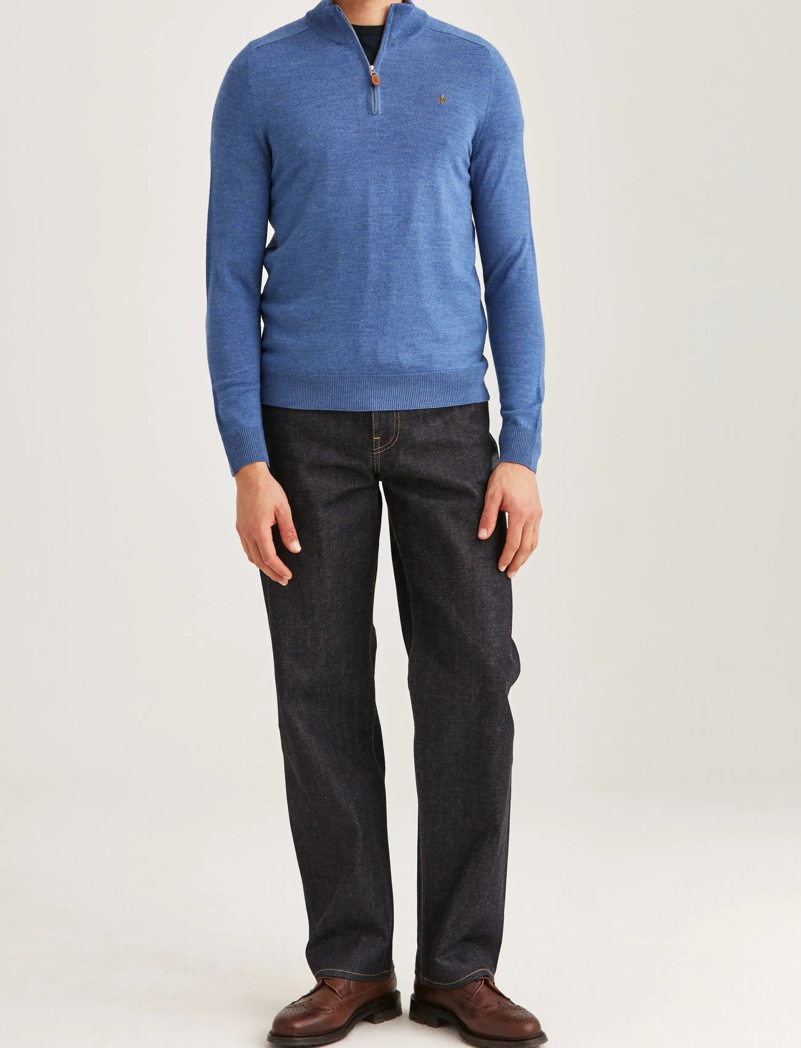 Morris - Merino John Zip - kudumid - blue - 3