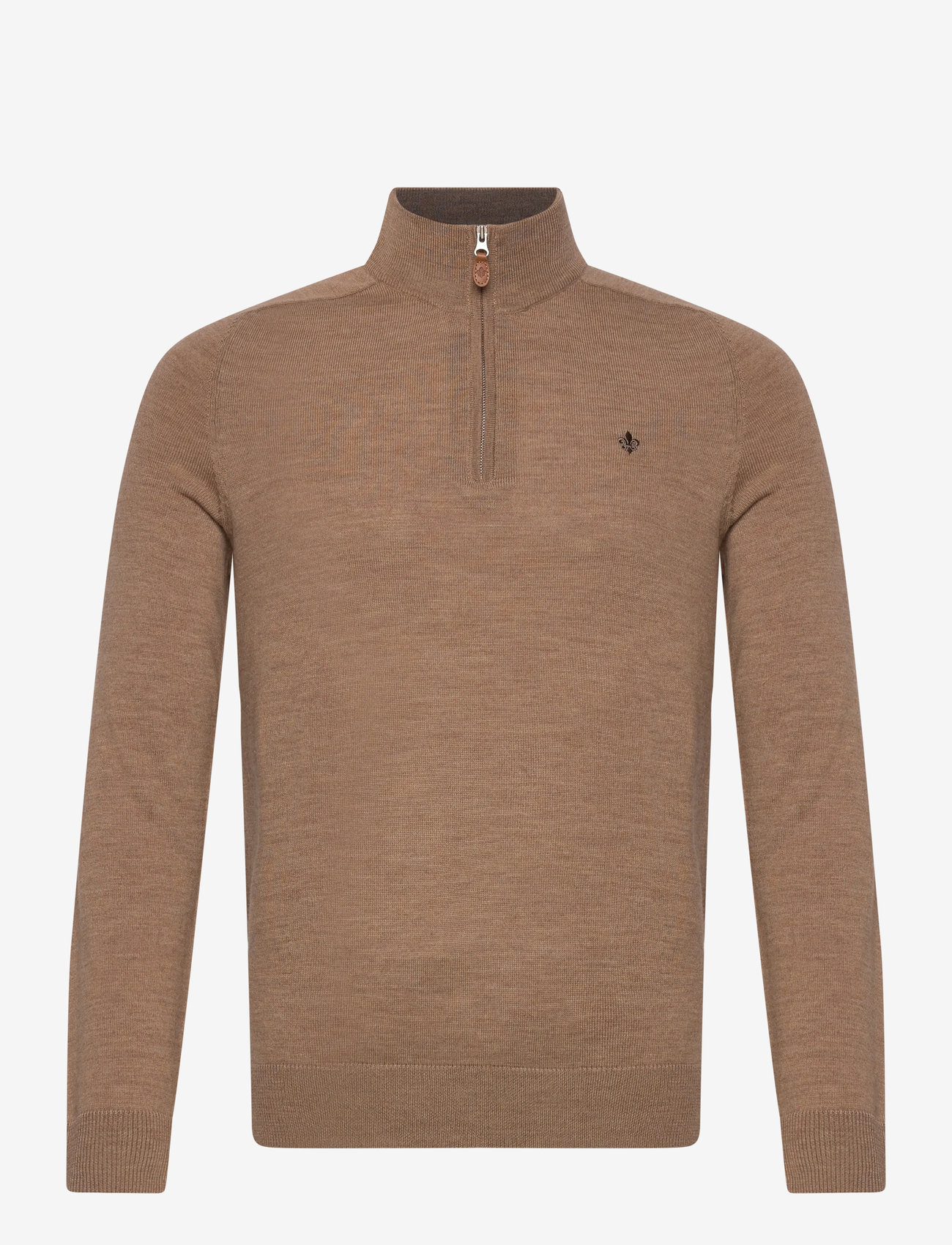 Morris - Merino John Zip - half zip-trøjer - camel - 1