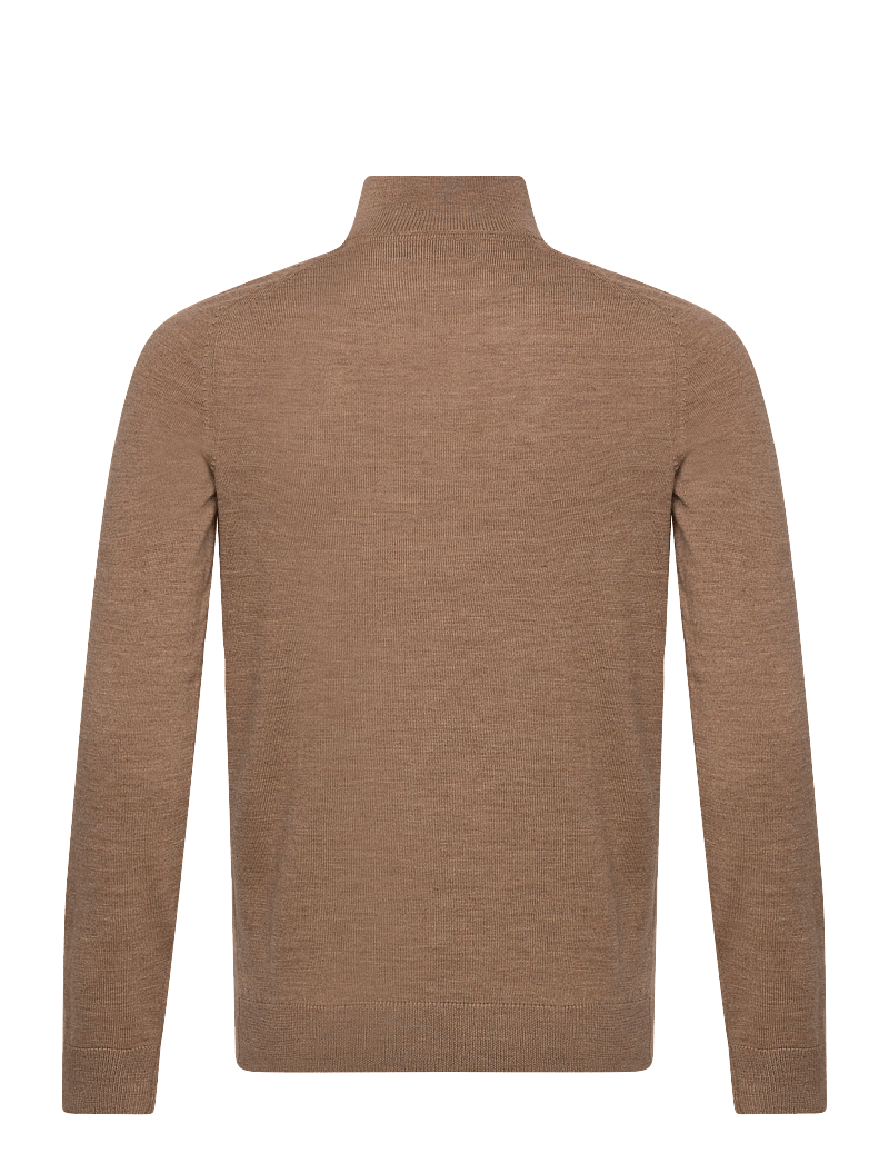 Morris - Merino John Zip - half zip-trøjer - camel - 2