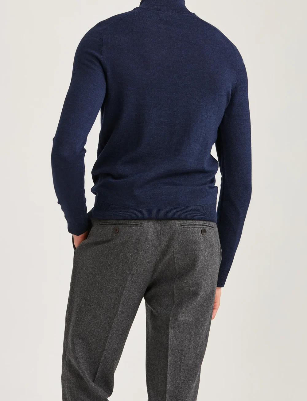 Morris - Merino John Zip - half zip-trøjer - dark blue - 4