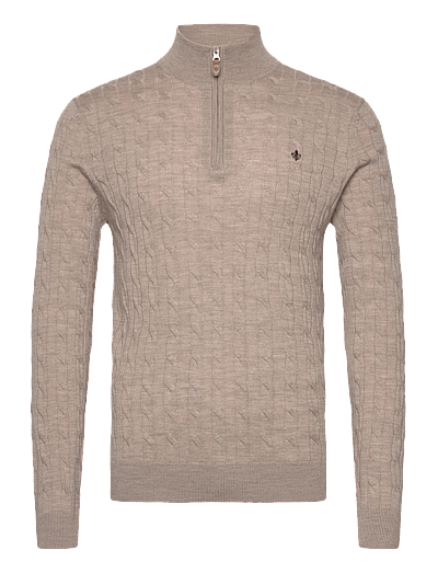 Merino Cable John Zip - Half Zip-TrøJer
