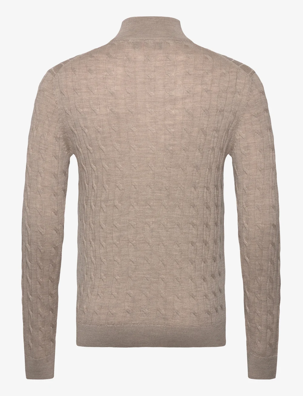 Morris - Merino Cable John Zip - half zip-tröjor - khaki - 1