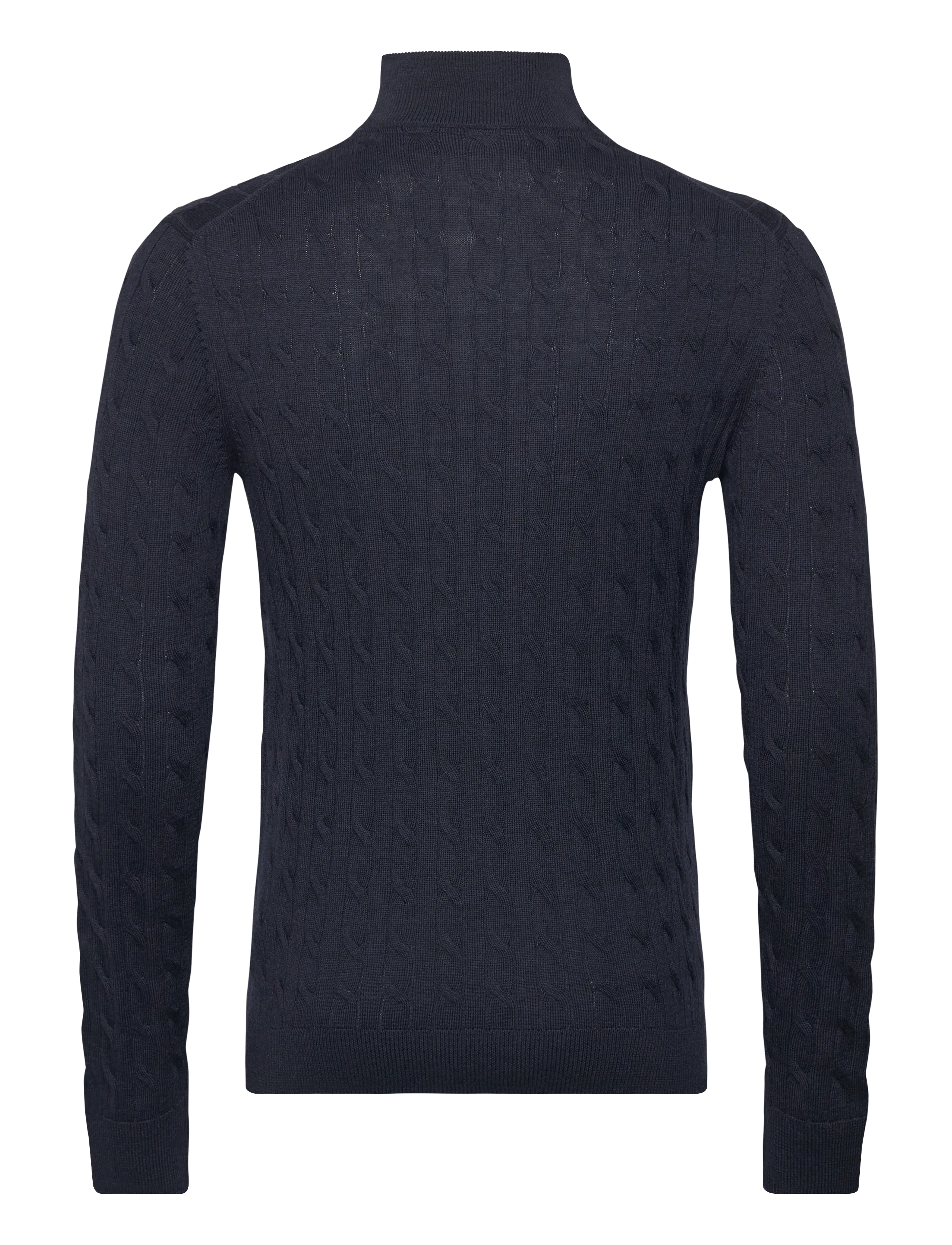Morris - Merino Cable John Zip - herren - navy - 1