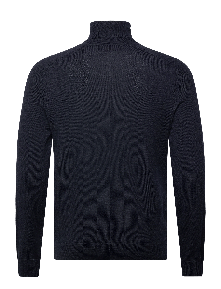 Morris - Merino Roller Neck - polokrage - navy - 2