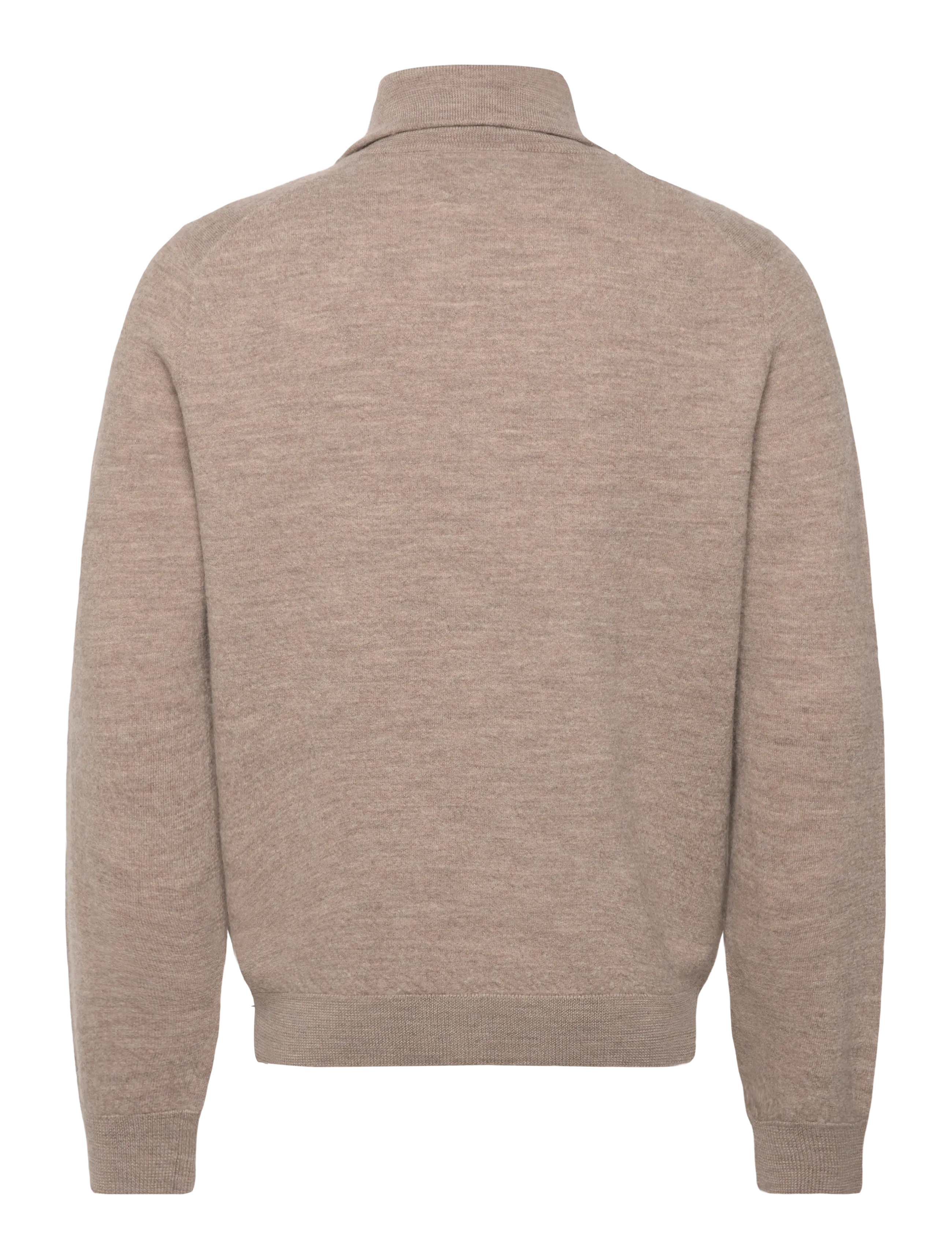 Morris - Cork Knitted Zip Jacket - cardigans - khaki - 2