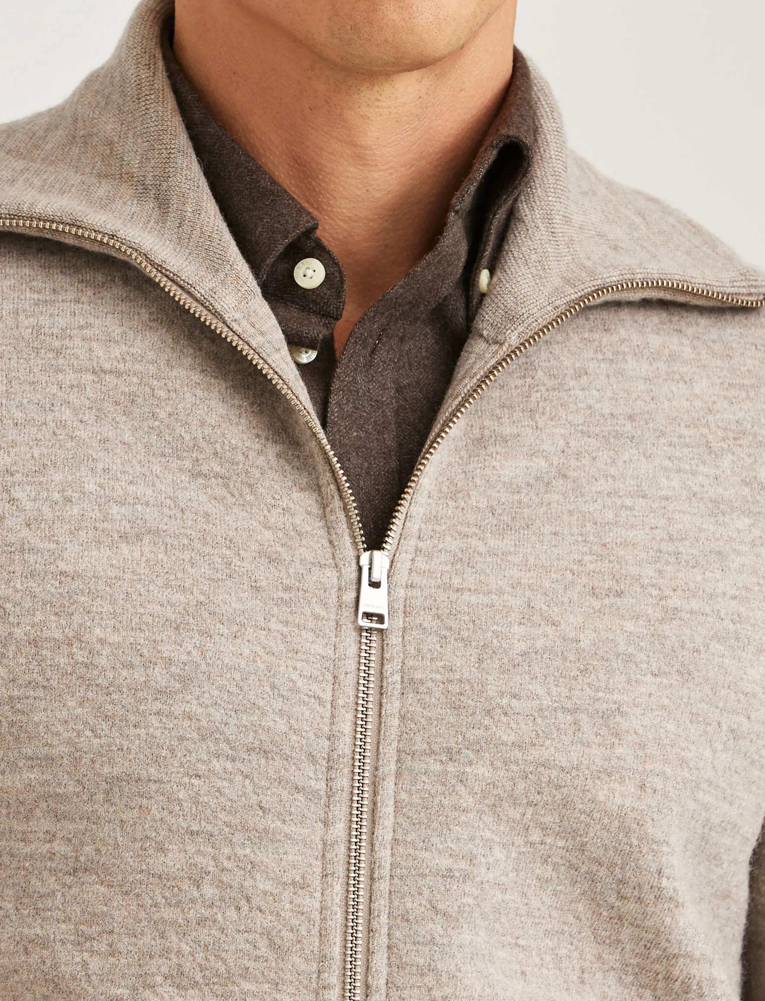Morris Cork Knitted Zip Jacket koftor & cardigans herr – bild 4